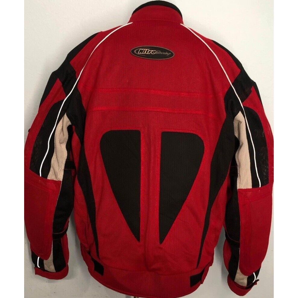 West Coast Choppers NITRO RACING Motorcycle Jacket 2XL Men Armor Mesh Reflective Size US XXL / EU 58 / 5 - 3 Thumbnail