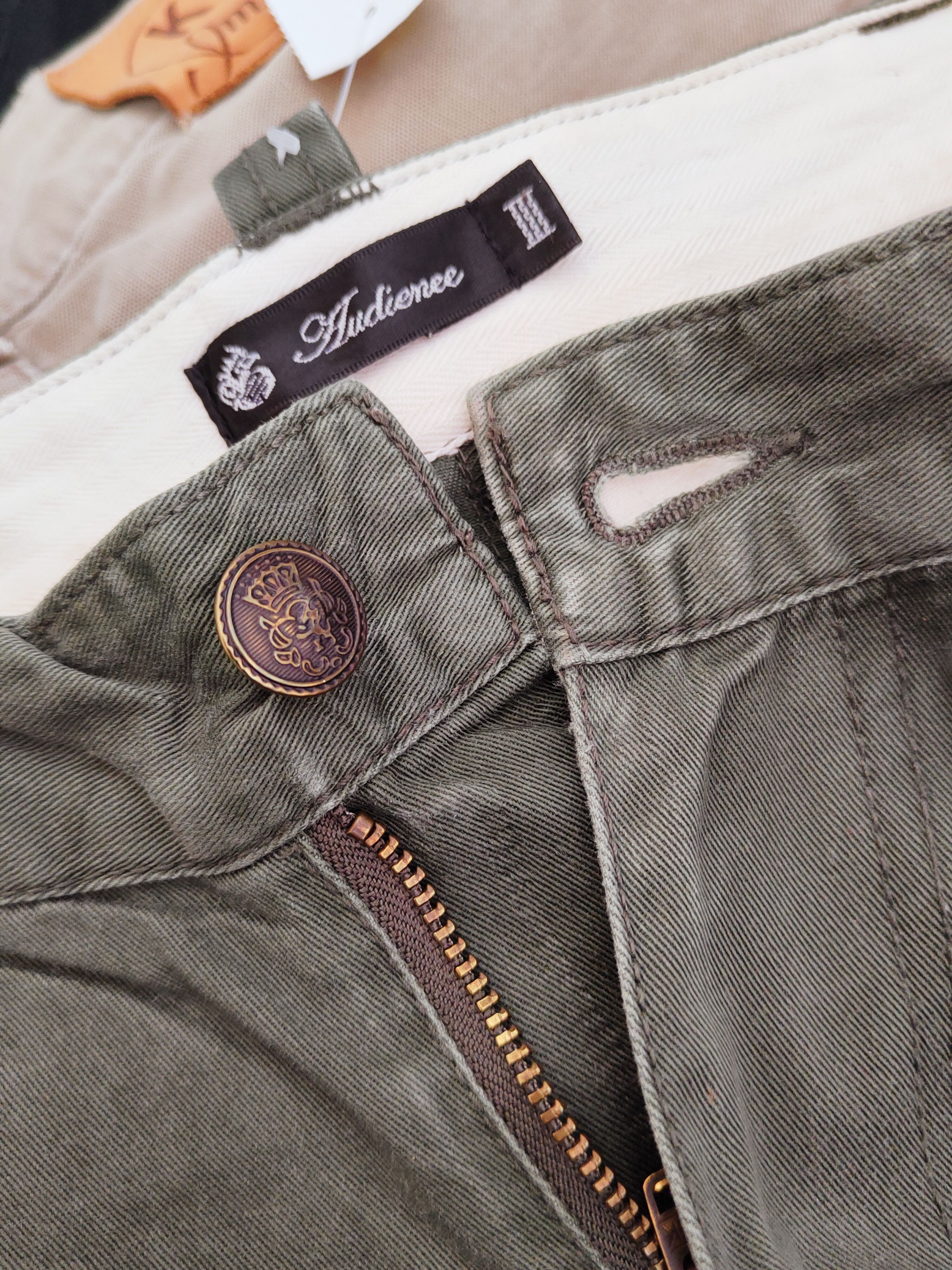Japanese Brand Audienee Green Multipocket Tactical Cargo Pants #W908 Size US 31 - 13 Thumbnail