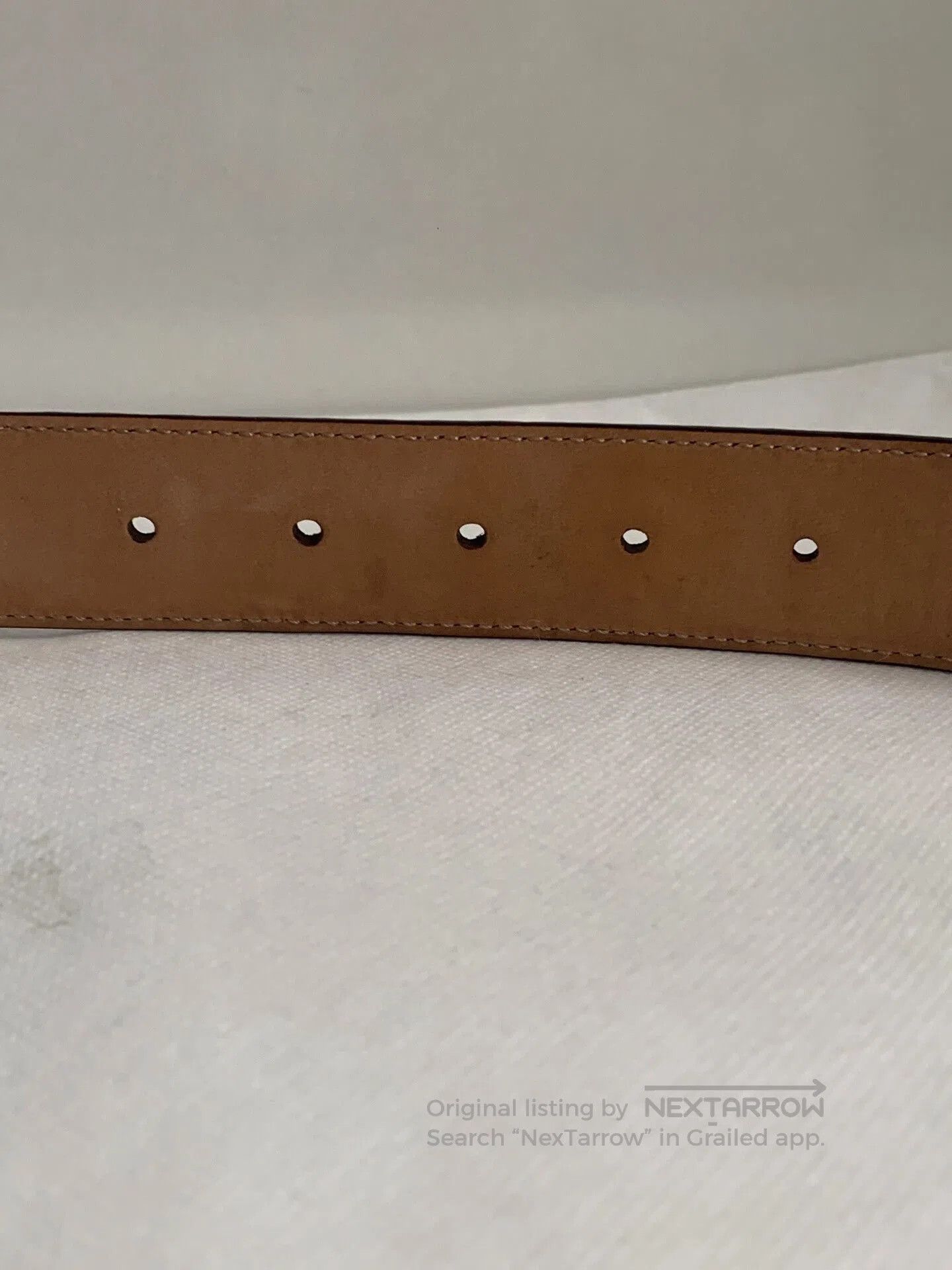 Gucci Gucci Men's Double G Embossed Leather Belt. Size ONE SIZE - 6 Thumbnail