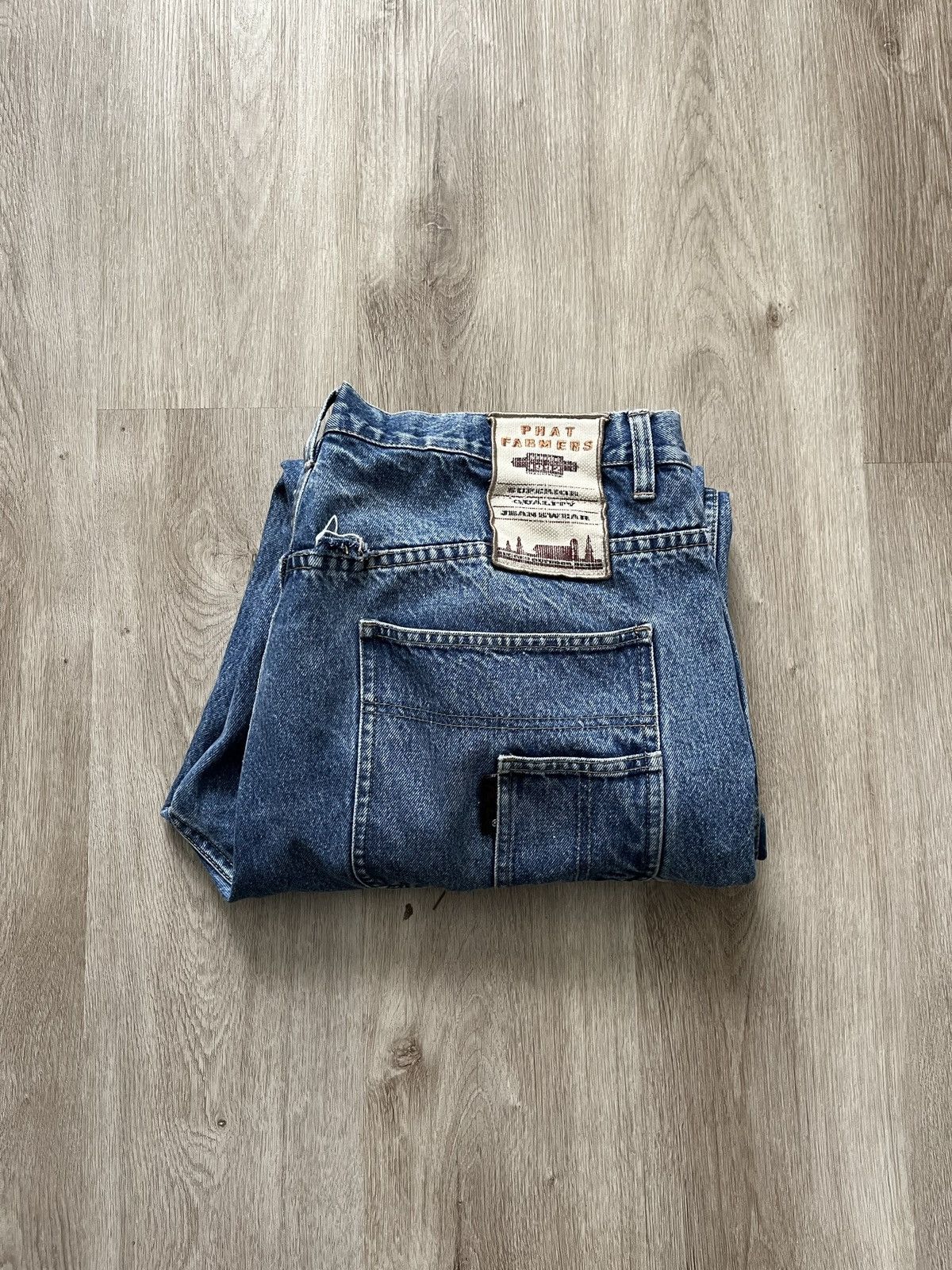 Phat Farm Vintage Phat Farm Baggy Denim Size US 38 / EU 54 - 16 Thumbnail