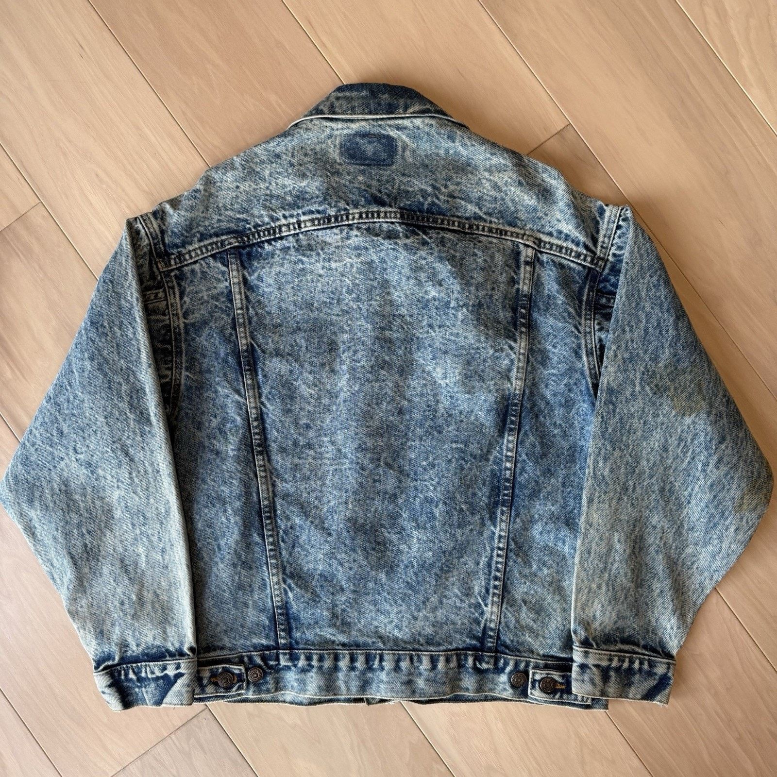 Levi's × Vintage Vintage Levis Denim Jacket M Blue 80s Acid Wash Made in USA Size US M / EU 48-50 / 2 - 10 Thumbnail