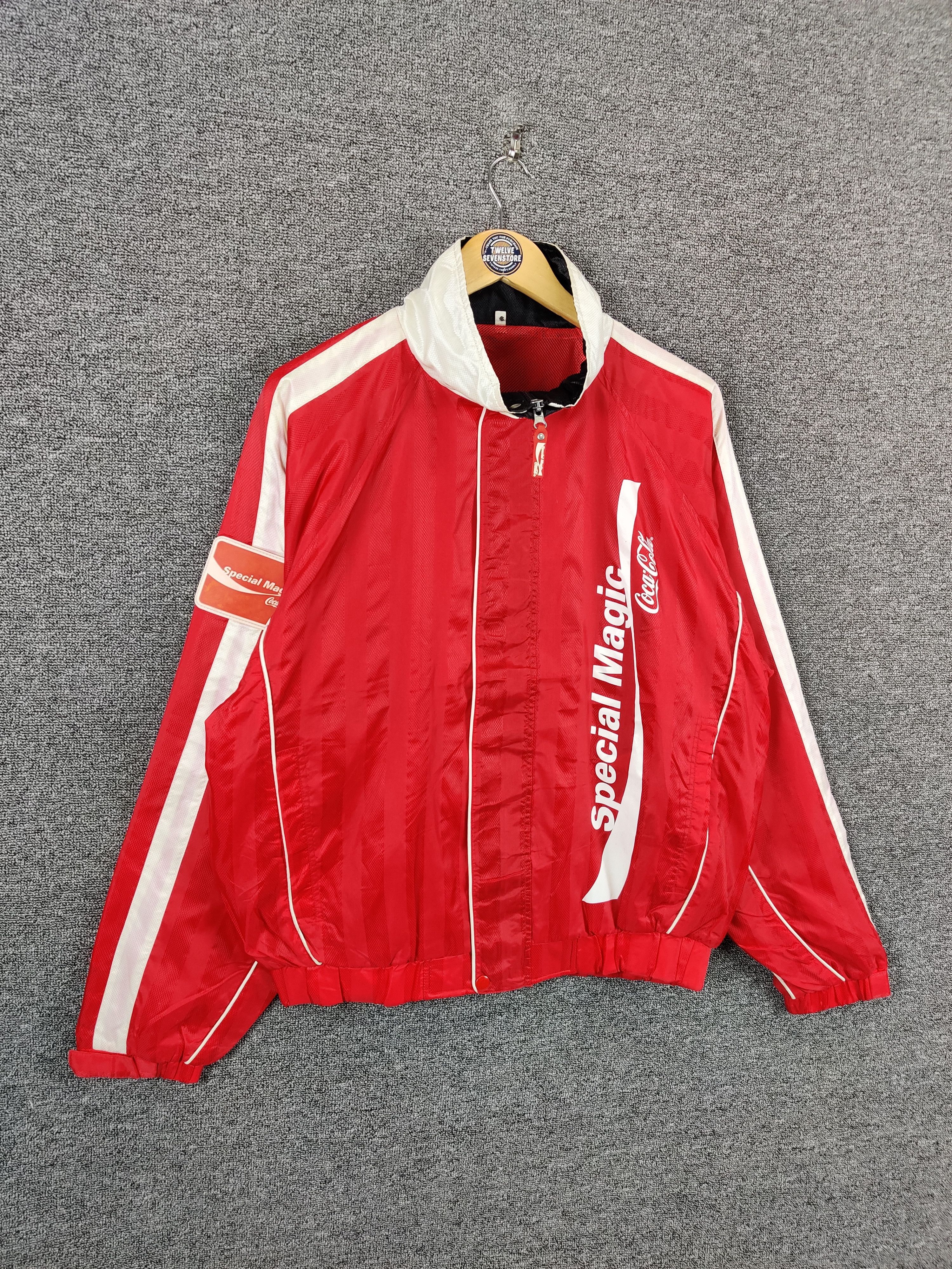 Coca Cola Vintage Coca-Cola Windbreaker Zipper Jacket Size US L / EU 52-54 / 3 - 7 Thumbnail