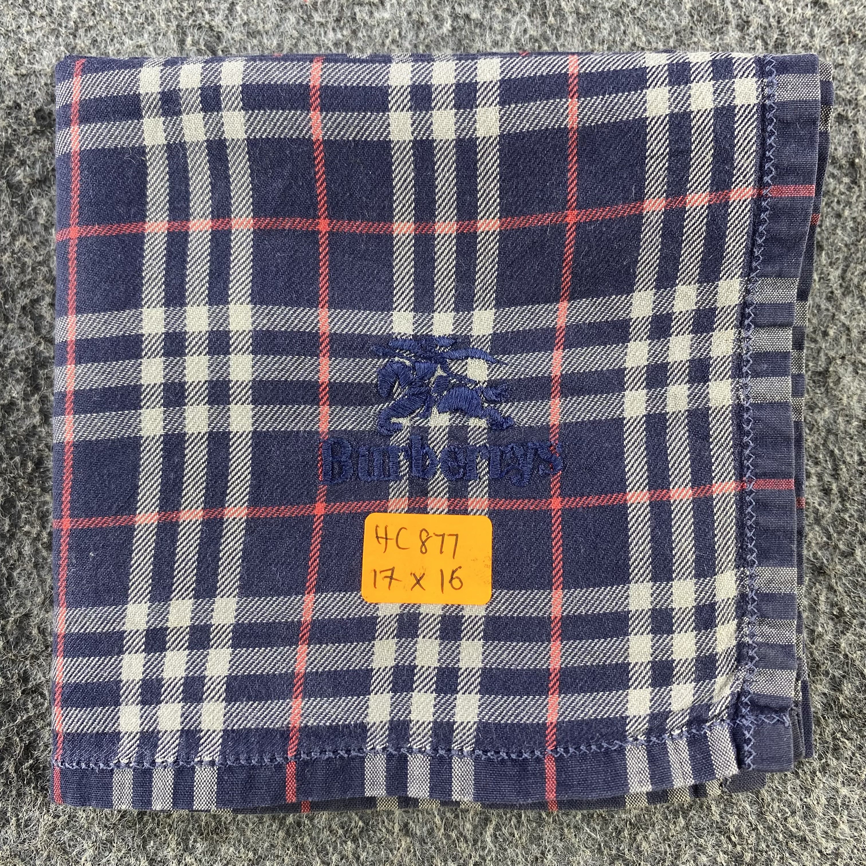 Burberry × Vintage Burberry Handkerchief/Neckerchief/Bandana HC877 Size ONE SIZE - 6 Thumbnail