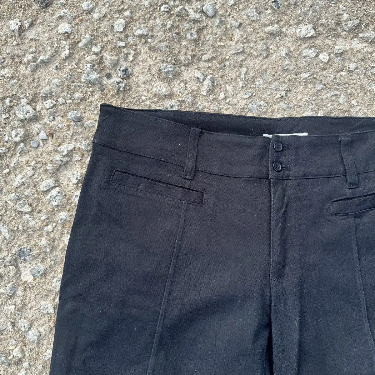 Japanese Brand PLANT BLEND Wide Legs Trousers Flare/Bootcut Blank Pants Size 33" - 2 Thumbnail