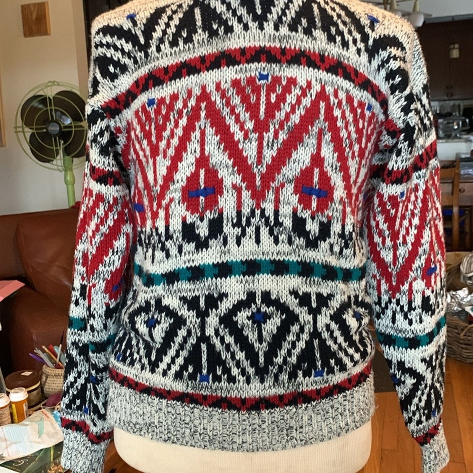 Botany 500 80's Botany 500 aztec tribal ethnic pullover sweater Size US M / EU 48-50 / 2 - 2 Thumbnail