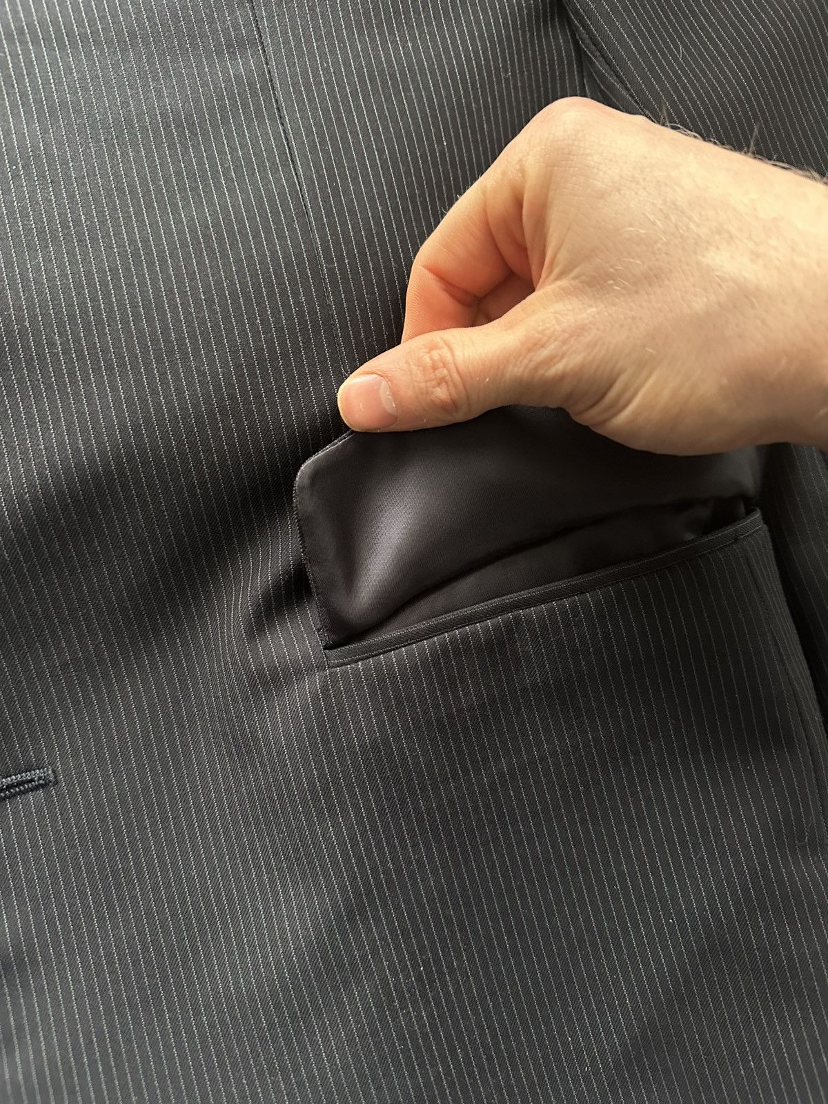 Helmut Lang Rare Archive Helmut Lang Pinstriped Suit (48/M) Size 38R - 6 Thumbnail
