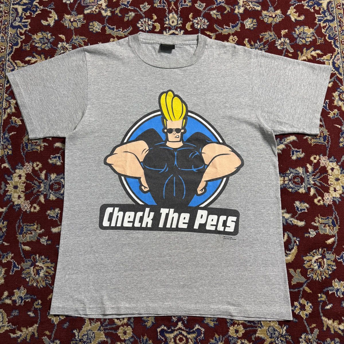 Vintage 90s Johnny Bravo Warner Bros anime tee adult swim