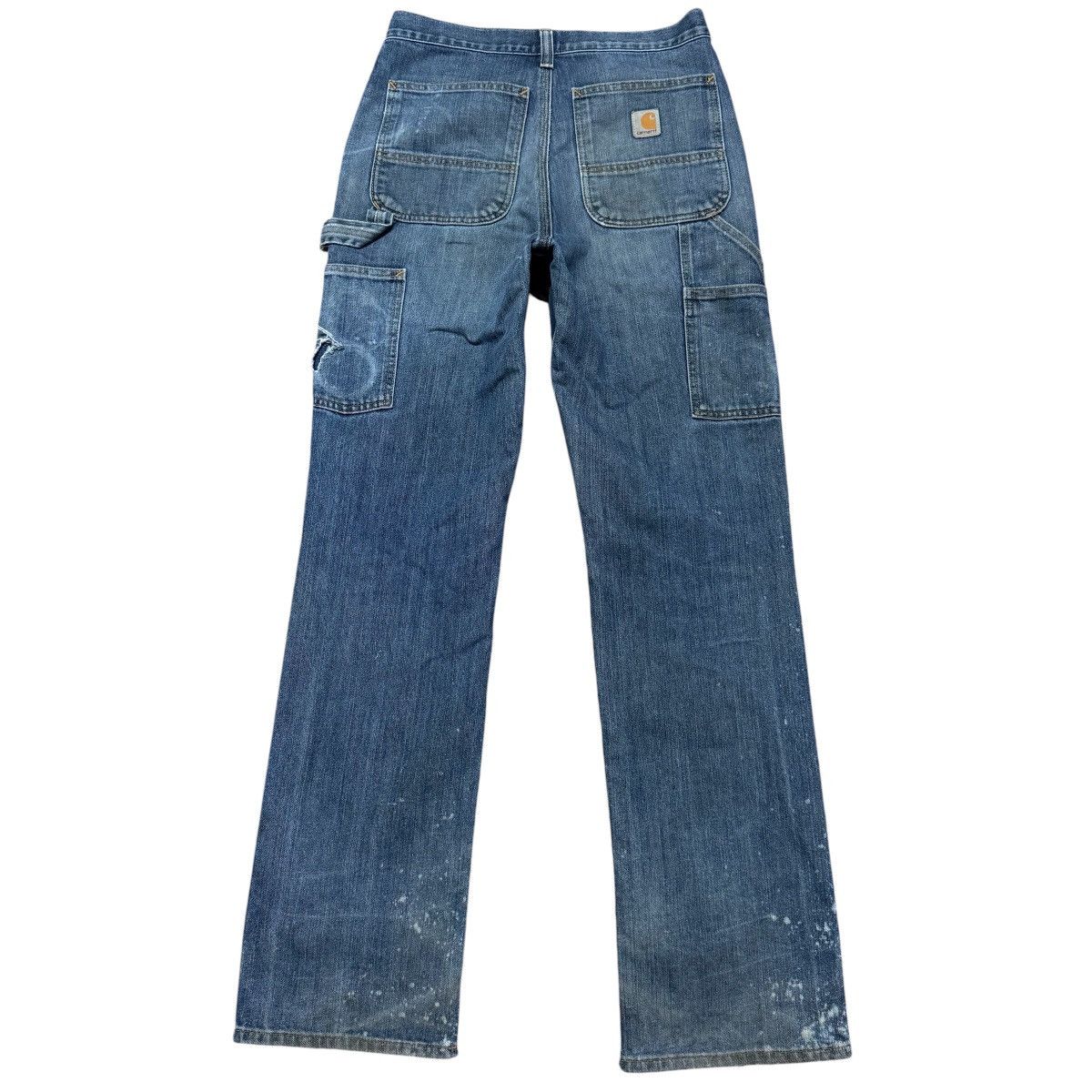 Carhartt Carhartt Thrashed Denim Carpenter Pants Size US 30 / EU 46 - 2 Thumbnail