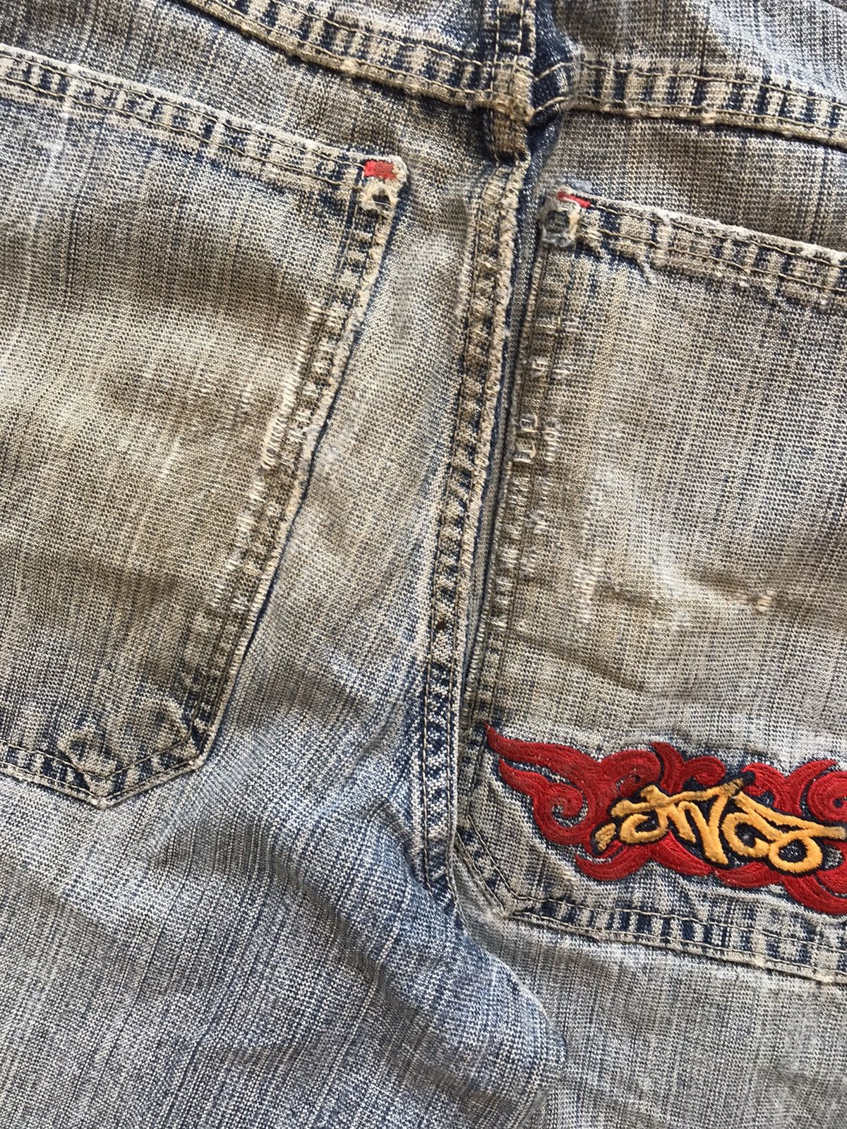 JNCO × Vintage Vintage Jnco distressed loose fit denim Size US 32 / EU 48 - 15 Thumbnail