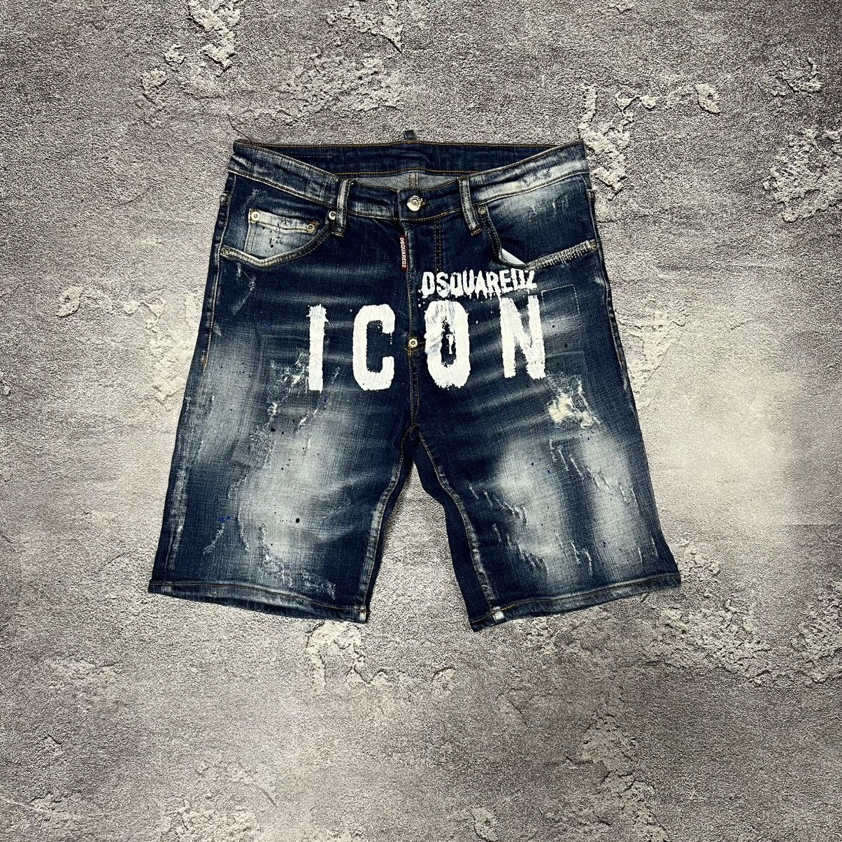 Dsquared2 Vintage Shorts Dsquared Icon Big Print Size US 30 / EU 46 - 1 Thumbnail