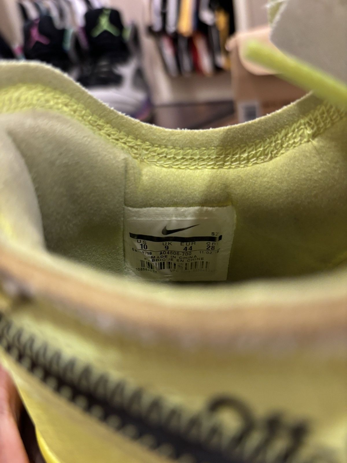 Nike × Off-White Nike Air Force 1 Low ‘Volt’ ‘Off-White’ Size US 10 / EU 43 - 8 Thumbnail