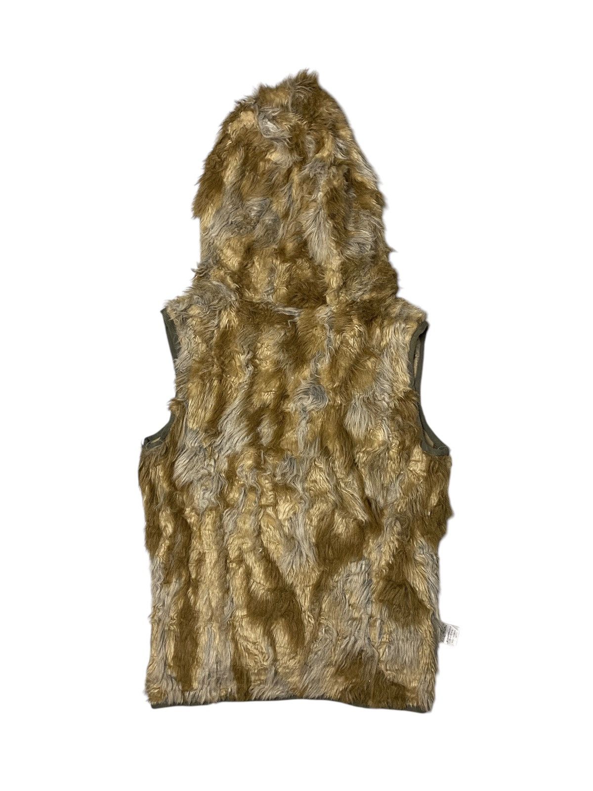 If Six Was Nine 2000's Moussy Fur Military Vest Hoodie Size US M / EU 48-50 / 2 - 11 Thumbnail