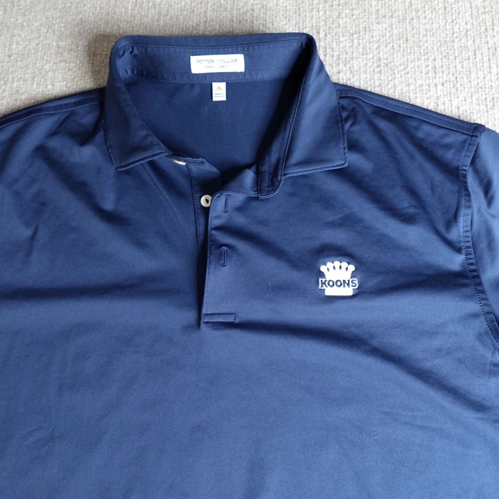 Peter Millar Peter Millar Summer Comfort Polo Shirt XL Blue Embroidered Golf Mens Polo Size US XL / EU 56 / 4 - 7 Thumbnail