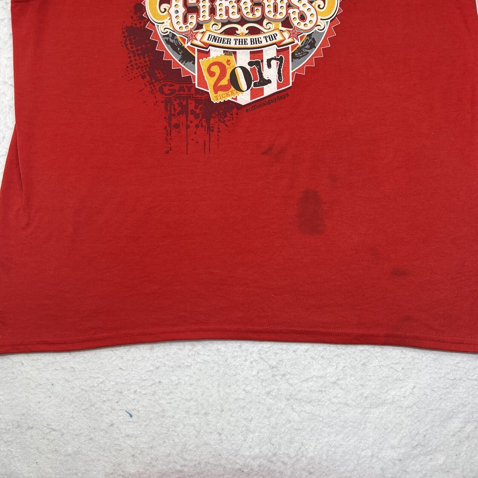 Gildan Gay Days Circus 2017 Orlando Pullover Tank Top Pride Tee Size US XL / EU 56 / 4 - 6 Thumbnail