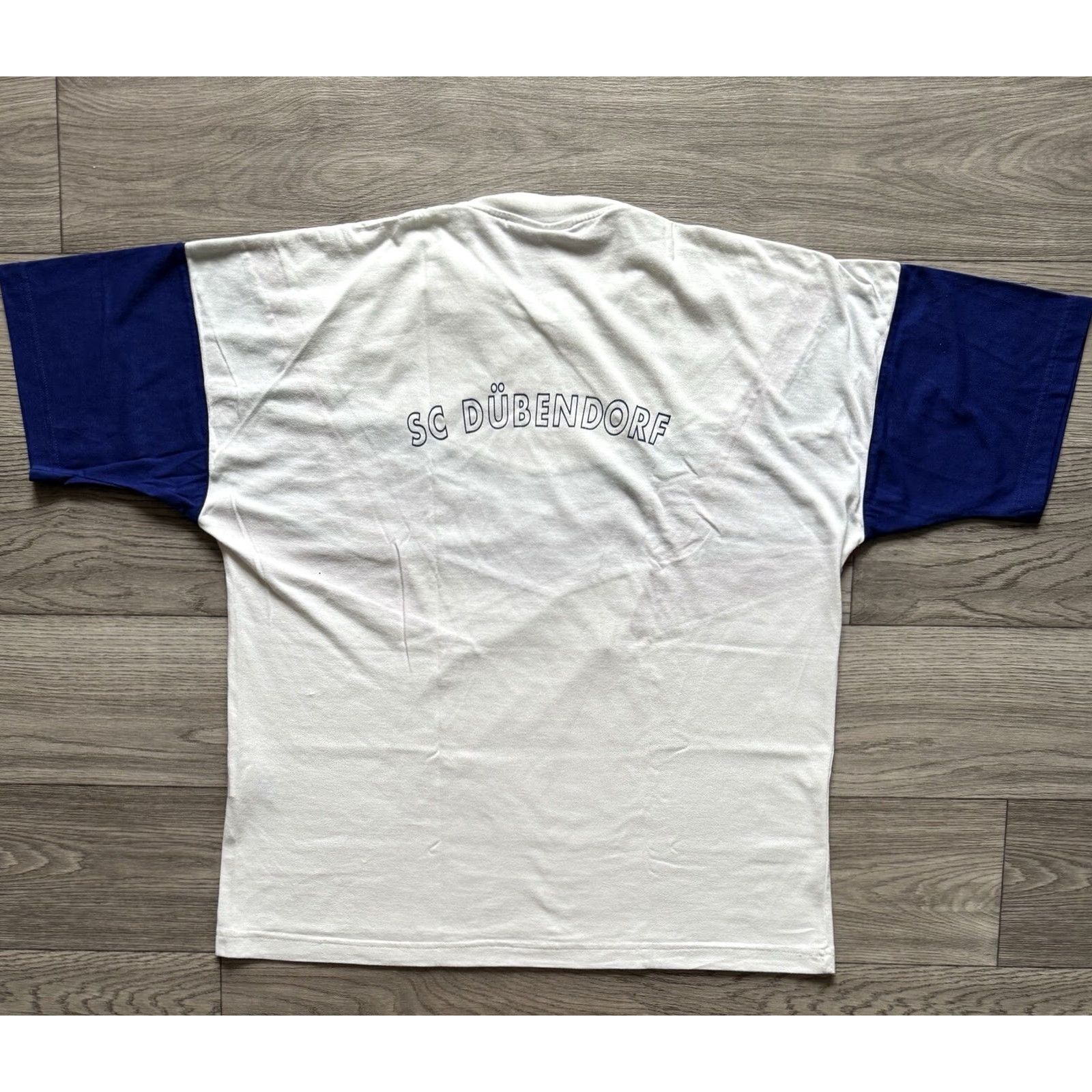Adidas VINTAGE Adidas Logo Tee Mens L White 90s Sports Cotton Short Sleeve Shirt Men 90s Logo Vintage Rare SC Dübendorf Size US L / EU 52-54 / 3 - 2 Thumbnail