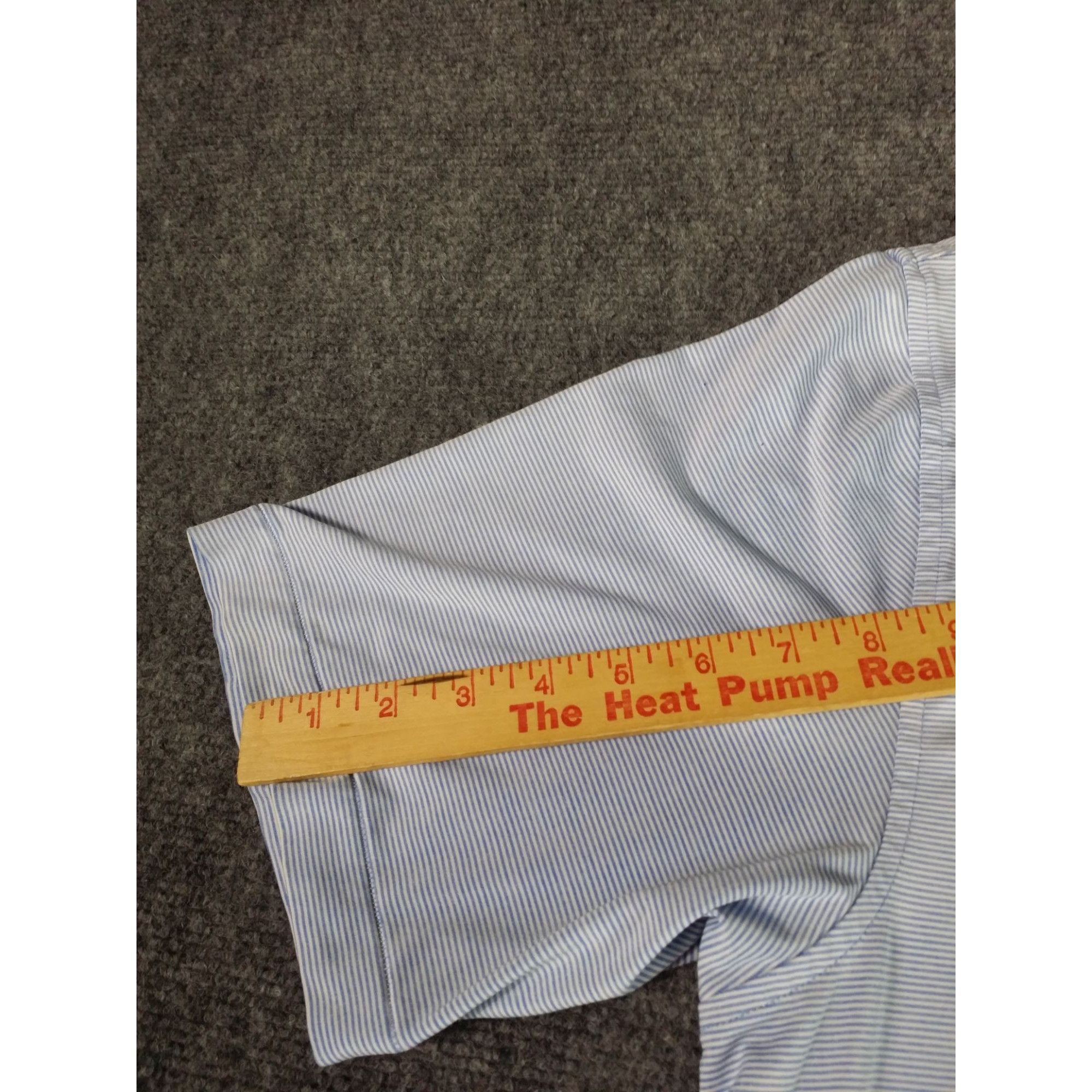Peter Millar Peter Millar Summer Comfort Polo Men Sz XL Striped Blue Whit Size US XL / EU 56 / 4 - 4 Thumbnail