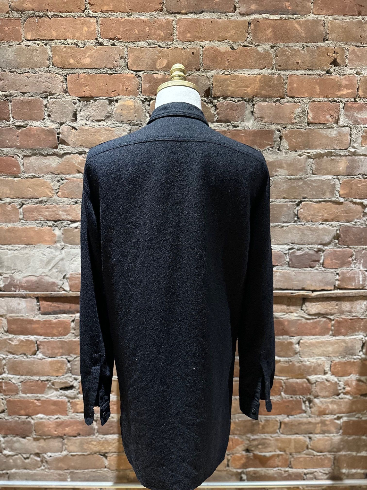 Rick Owens Rick Owens Long Shirt Jacket – Mastodon FW16 Size US M / EU 48-50 / 2 - 3 Thumbnail
