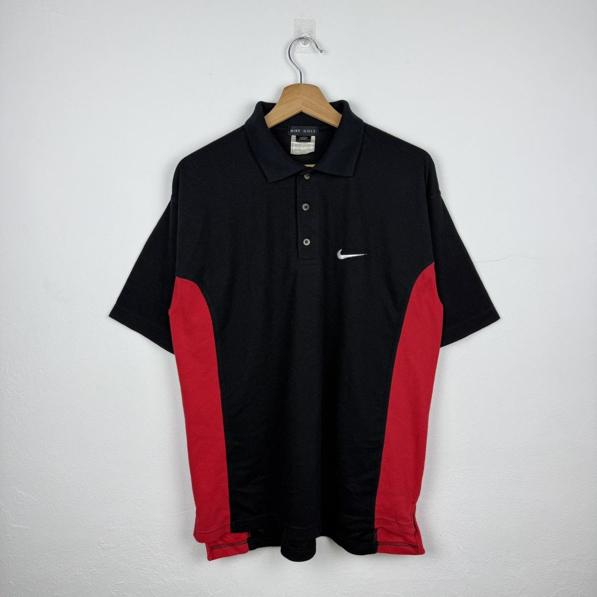 Nike Vintage 90s Nike Golf Polo Collar Shirt Size US L / EU 52-54 / 3 - 1 Thumbnail