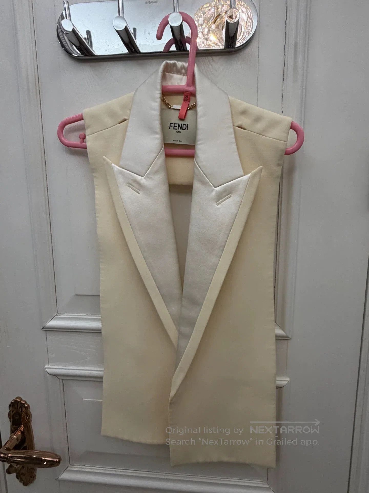 Fendi Fendi Ivory Suit Three-Piece Set. Size US S / EU 44-46 / 1 - 5 Thumbnail