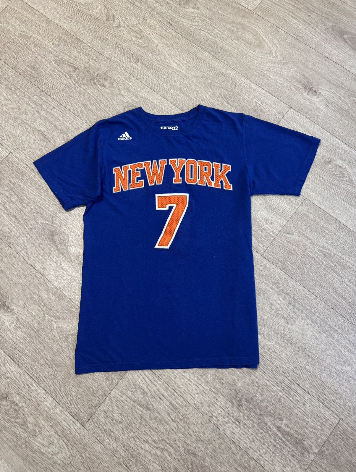 Adidas 🔷Adidas New York Knicks Anthony #7 NBA T-shirt🔷 Size US M / EU 48-50 / 2 - 1 Thumbnail