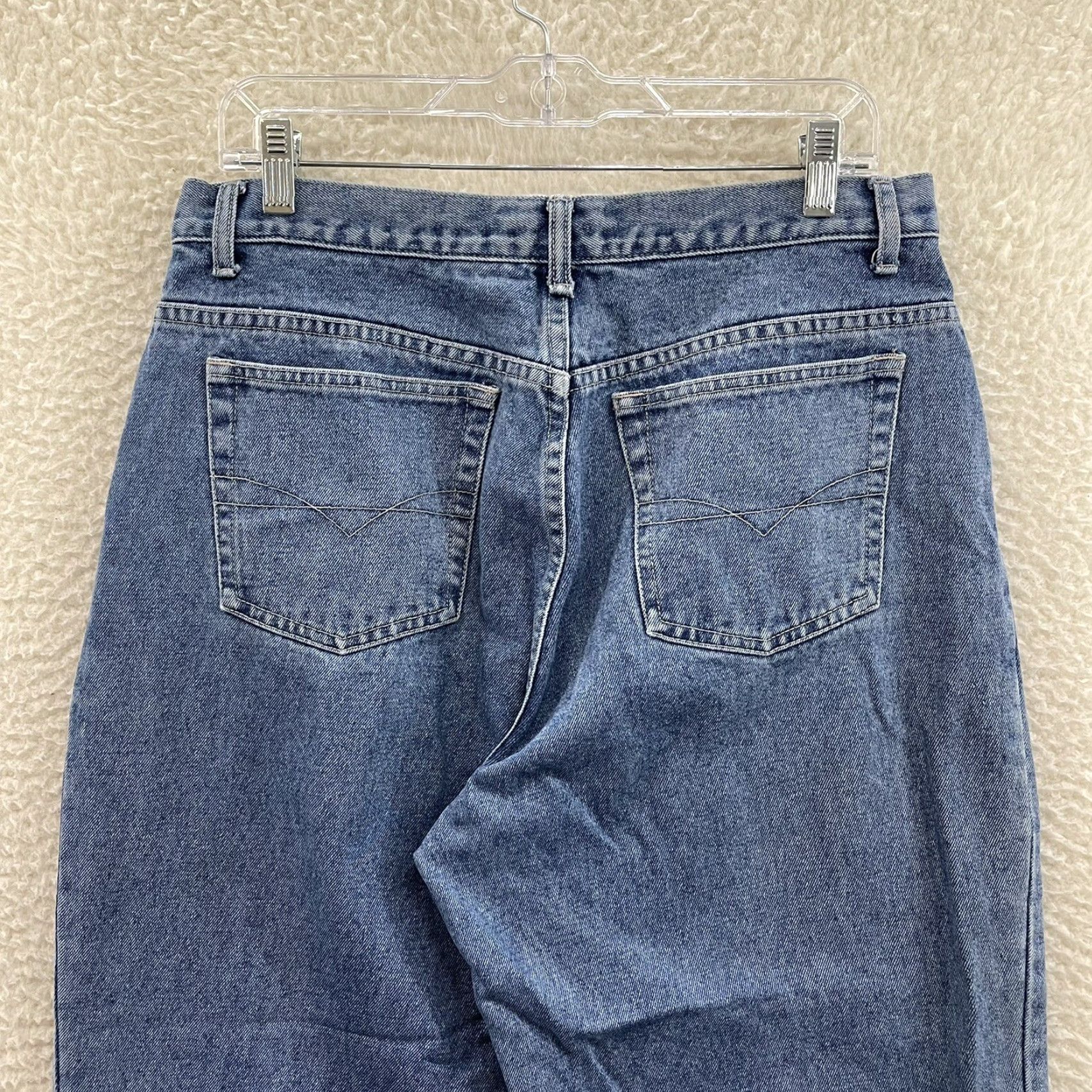 Vintage VINTAGE 90s Y2K Jeans 14 32 High Waisted Bootcut Medium Wash Denim 100% Cotton L.A. Blues Women's Jeans Mens? Size 36" / US 14 / IT 50 - 4 Thumbnail