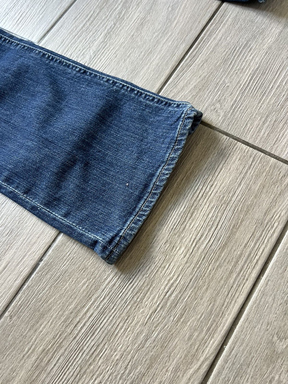Acne Studios Acne Studio Distressed Denim Blue Pants Size US 29 - 11 Thumbnail