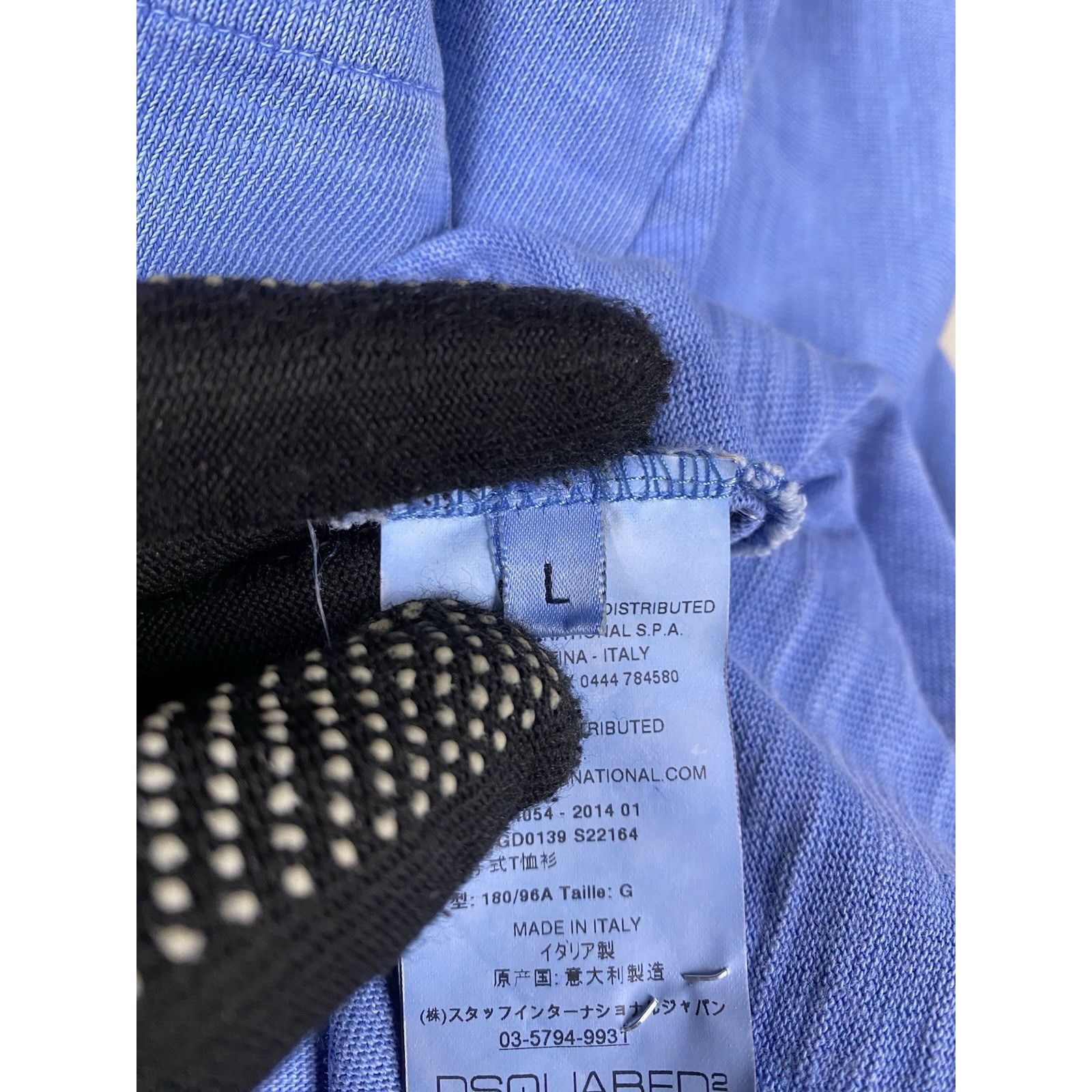 Dsquared2 Dsquared2 Big Logo Men's Blue Crewneck Sweater Size L Size US L / EU 52-54 / 3 - 10 Thumbnail