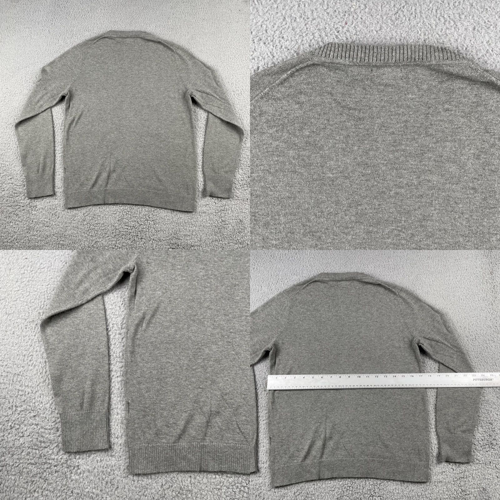 Patagonia Patagonia Mens S Long Sleeve Gray Knit Sweater Ultra Soft & Cozy Outdoor Layer Sweater Mens S Gray Knit Crew Neck Pullover Size US S / EU 44-46 / 1 - 8 Thumbnail