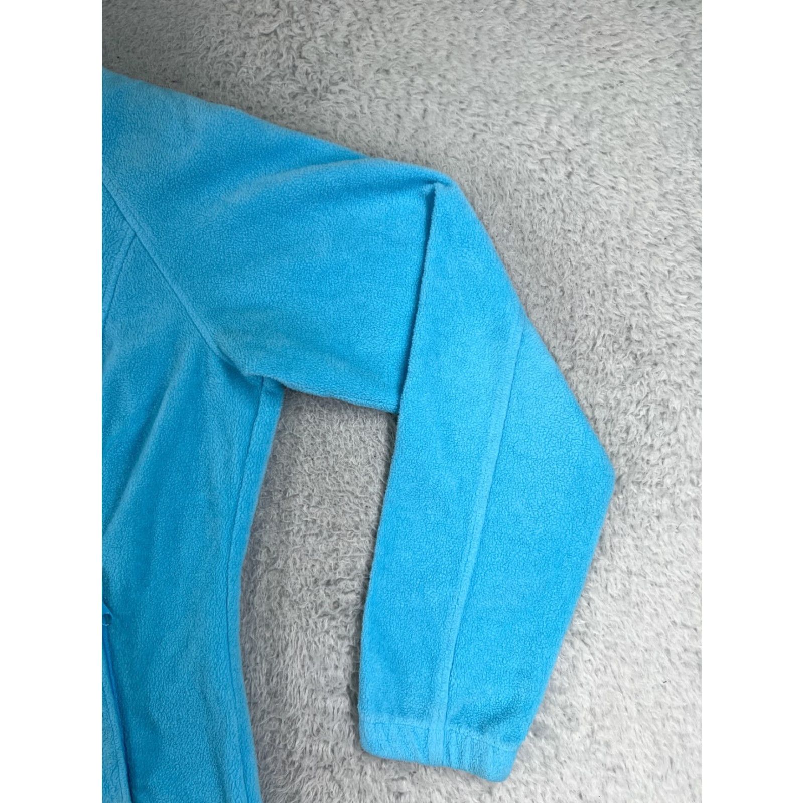 Vintage Columbia Jacket Womens Blue Full Zip 100% Polyester Outdoor Fleece All Seasons Regular Size M Lightweight Zip Size M / US 6-8 / IT 42-44 - 5 Thumbnail