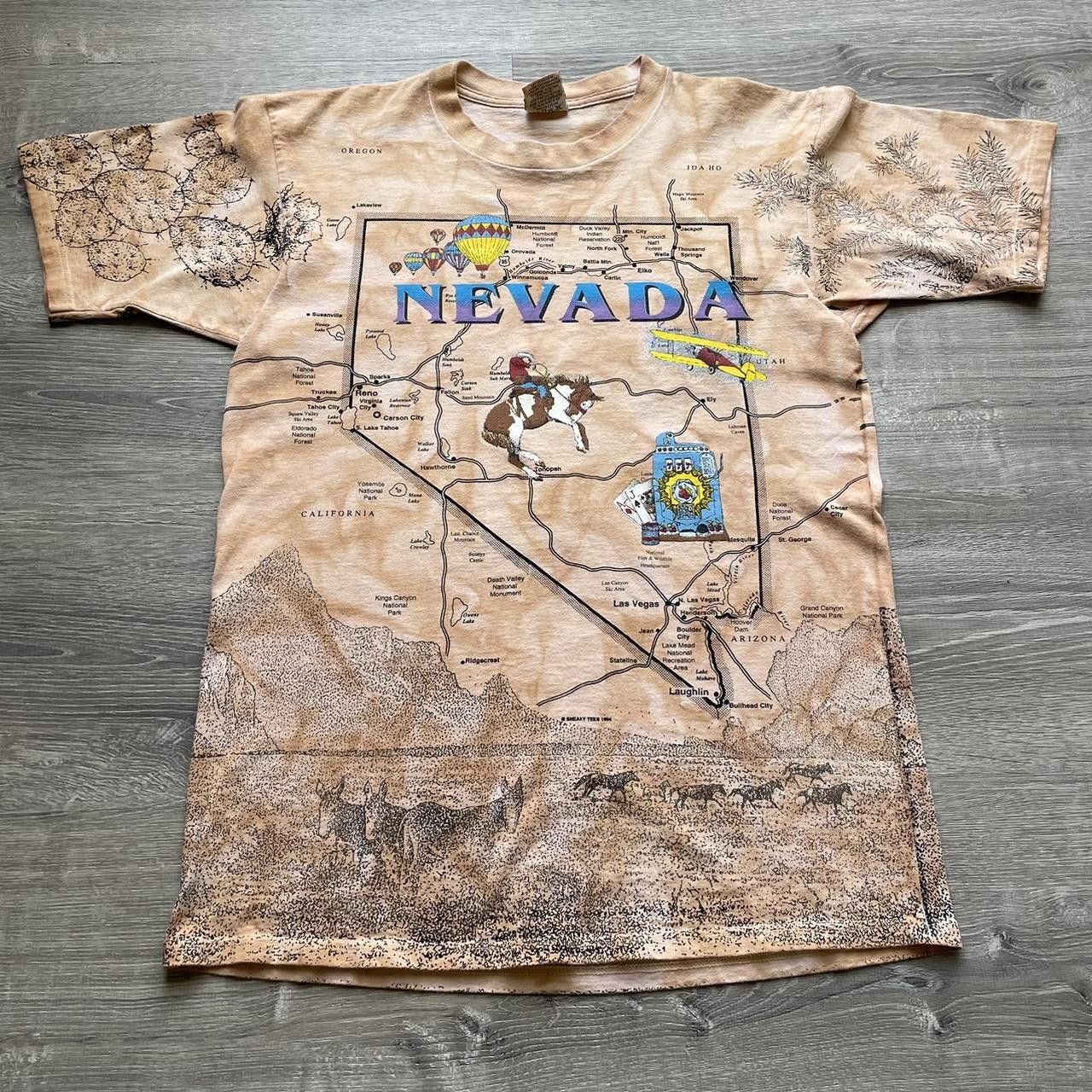Vintage Vintage Y2K 90's Nevada All-over print Size US L / EU 52-54 / 3 - 1 Thumbnail