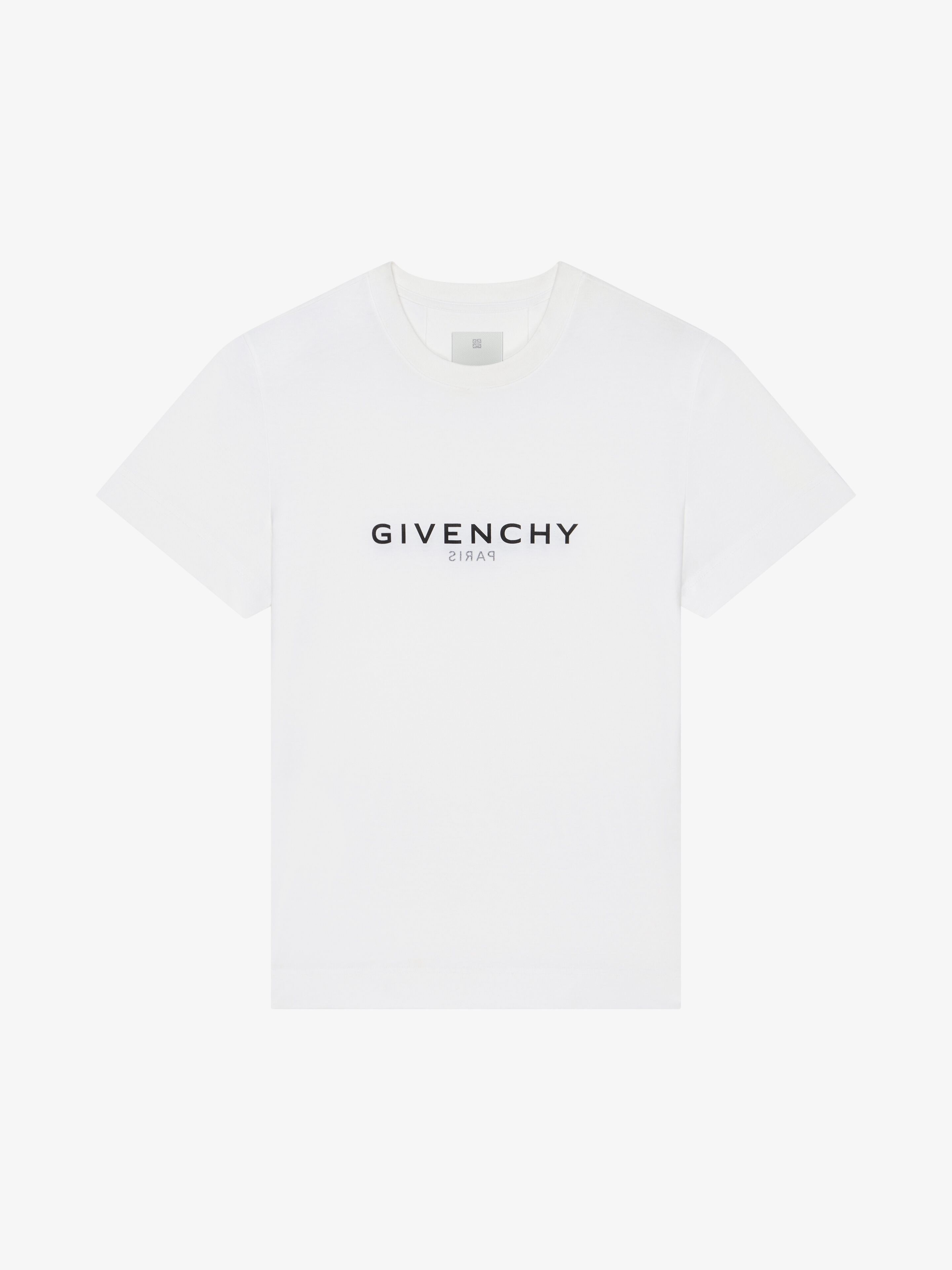 Givenchy o1w1db10326 Fitted Short Sleeve T-Shirt in White Size XS / US 0-2 / IT 36-38 - 1 Thumbnail
