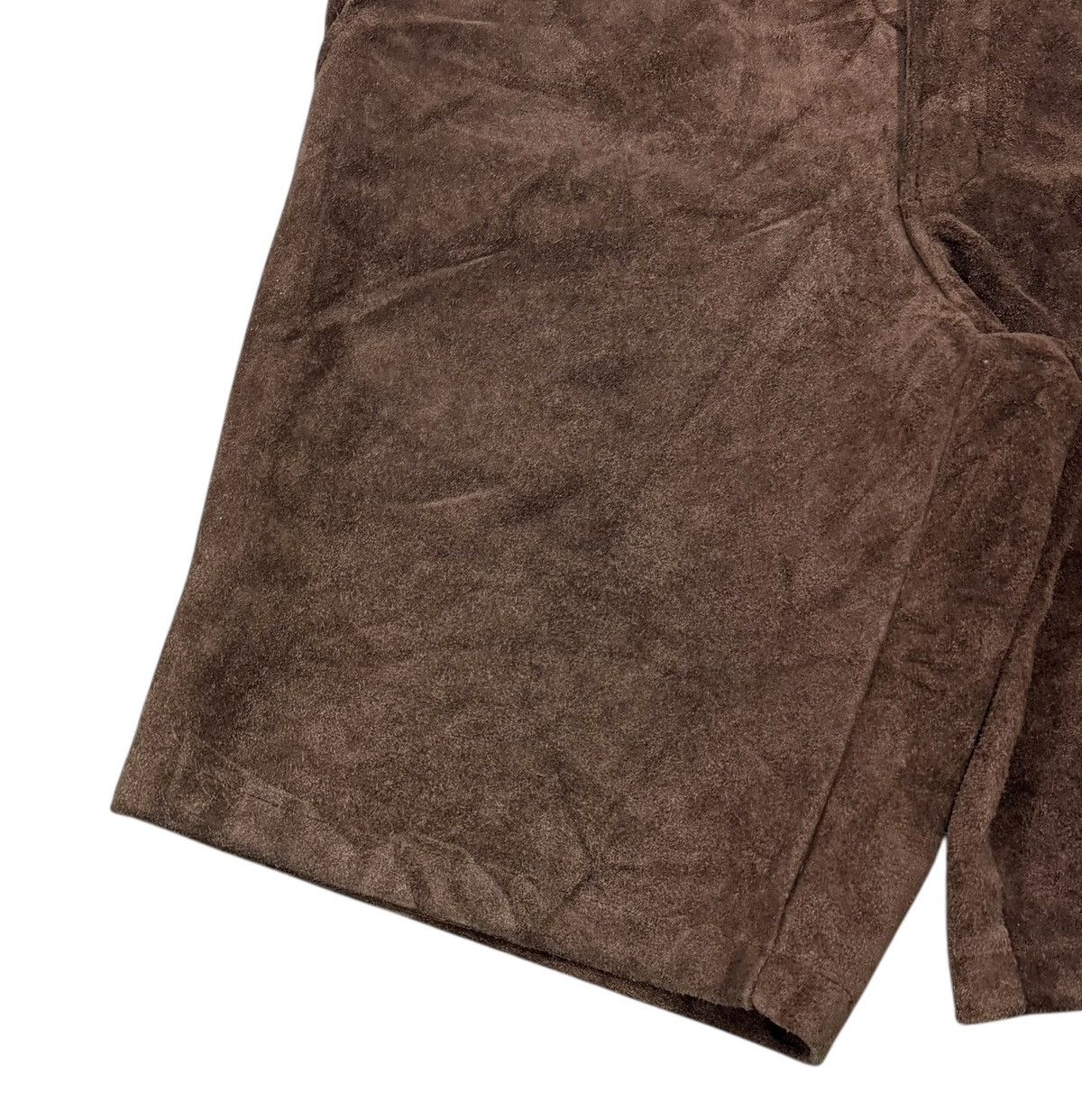 Schott Vintage Schott NYC Made In USA Suede Leather Short Pants Size US 30 / EU 46 - 4 Thumbnail
