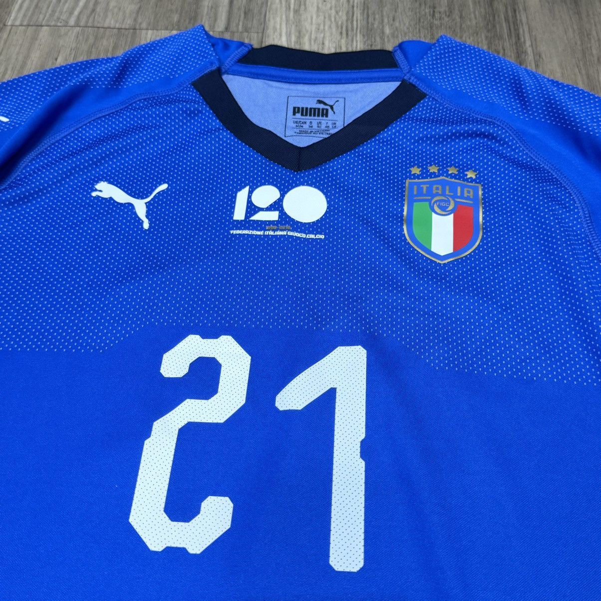 Puma Italy 2018 women team match issued home shirt #21 Cernoia Size M / US 6-8 / IT 42-44 - 3 Thumbnail