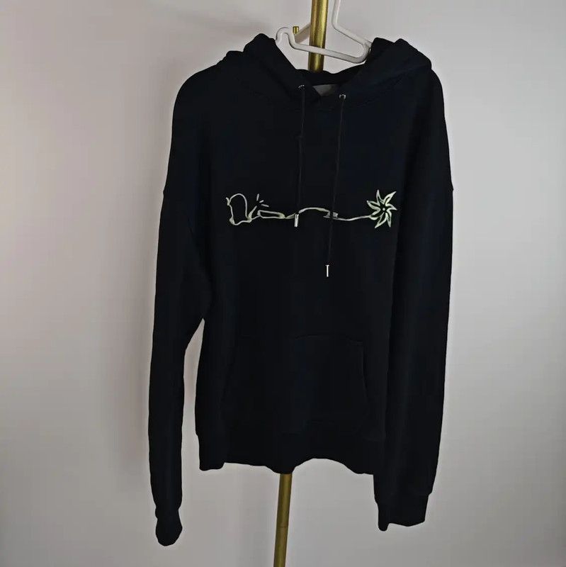 Dior Dior Black Cotton Logo Hoodie for Women 0089 Size M / US 6-8 / IT 42-44 - 1 Thumbnail