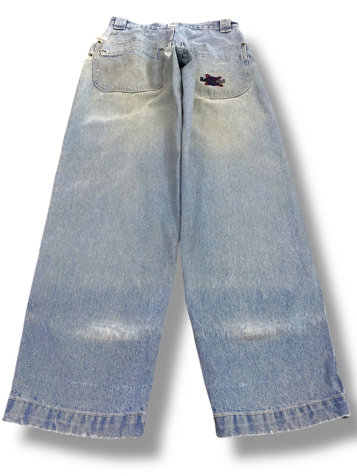 Japanese Brand Japanese Brand Washed Blue Straight Leg Jeans Size US 31 - 3 Thumbnail