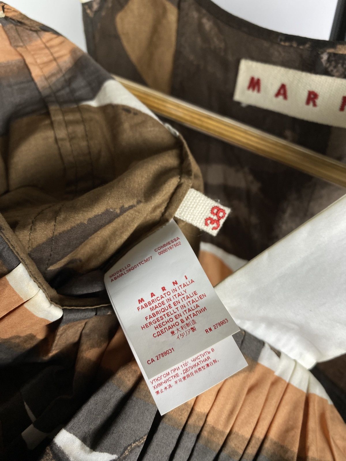 Designer × Marni × Vintage Archive MARNI Dress Italy Rare Designer Luxury Size XS / US 0-2 / IT 36-38 - 11 Thumbnail