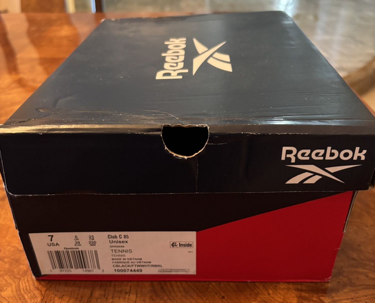 Reebok Reebok Club C 85 'Black' Size US 7 / EU 40 - 8 Thumbnail