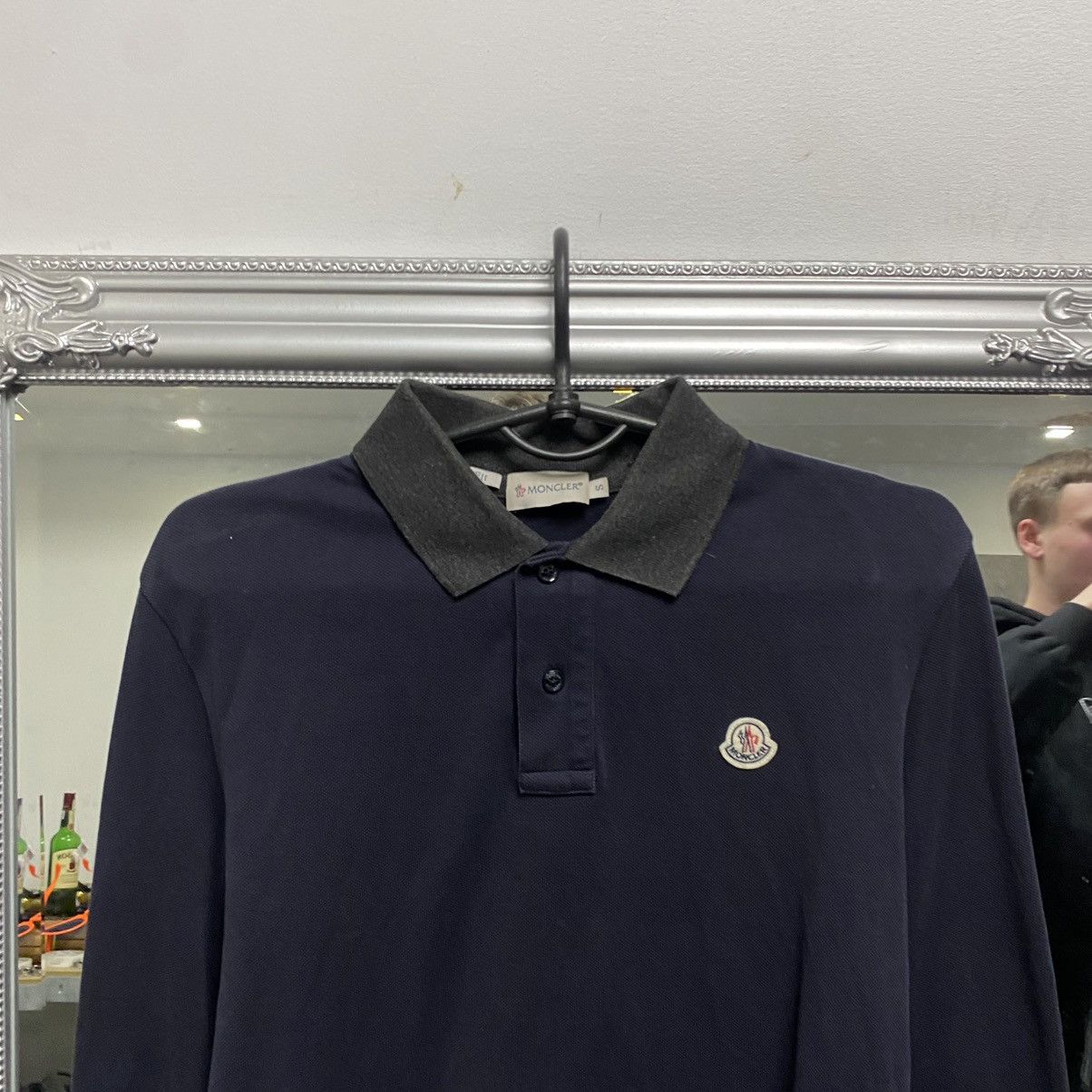 Moncler Moncler Long Sleeve Polo Shirt Size US S / EU 44-46 / 1 - 2 Thumbnail