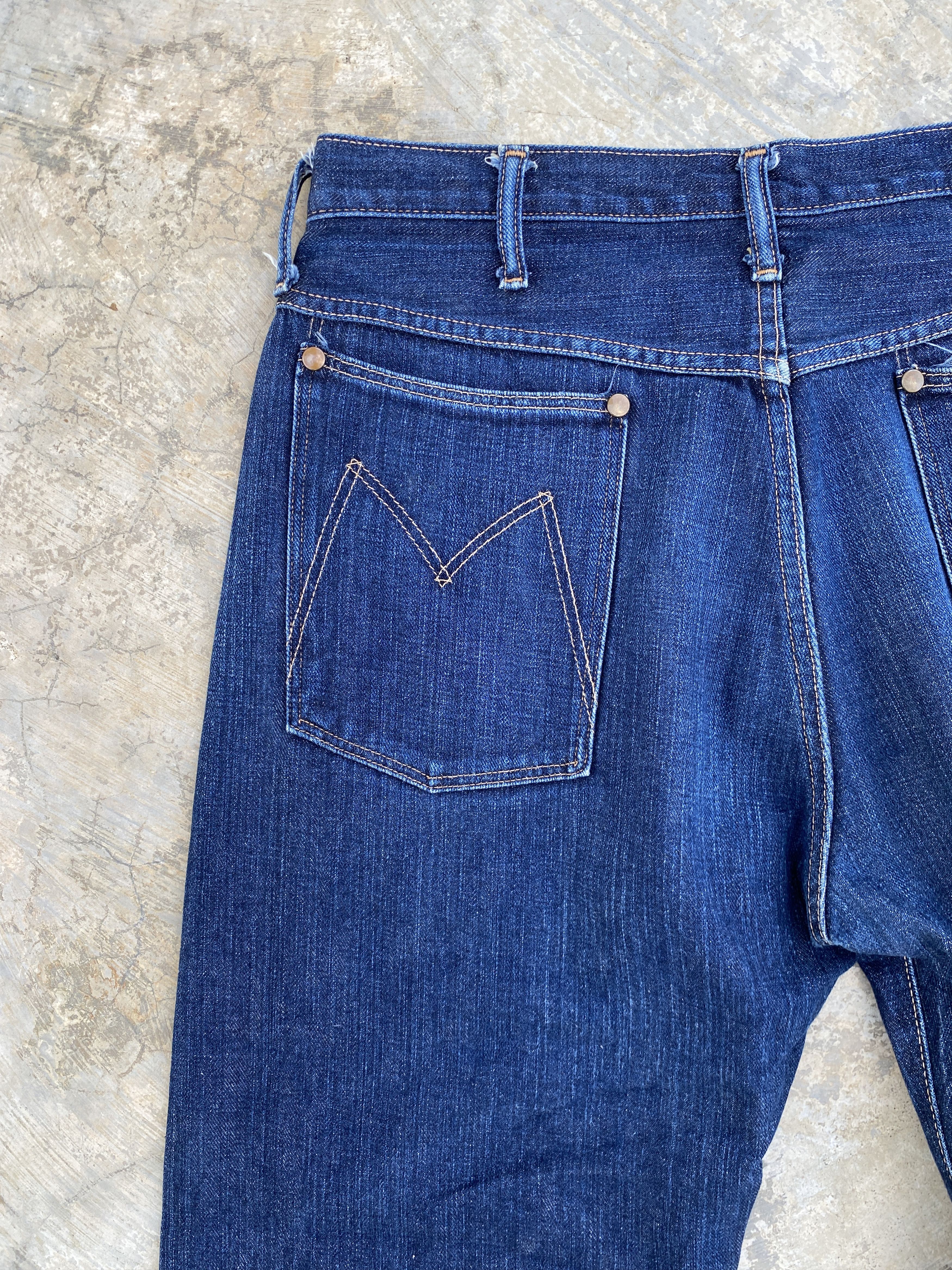 Wrangler Maverick by Wrangler Blue Bell Selvedge Jeans Size US 33 - 6 Thumbnail