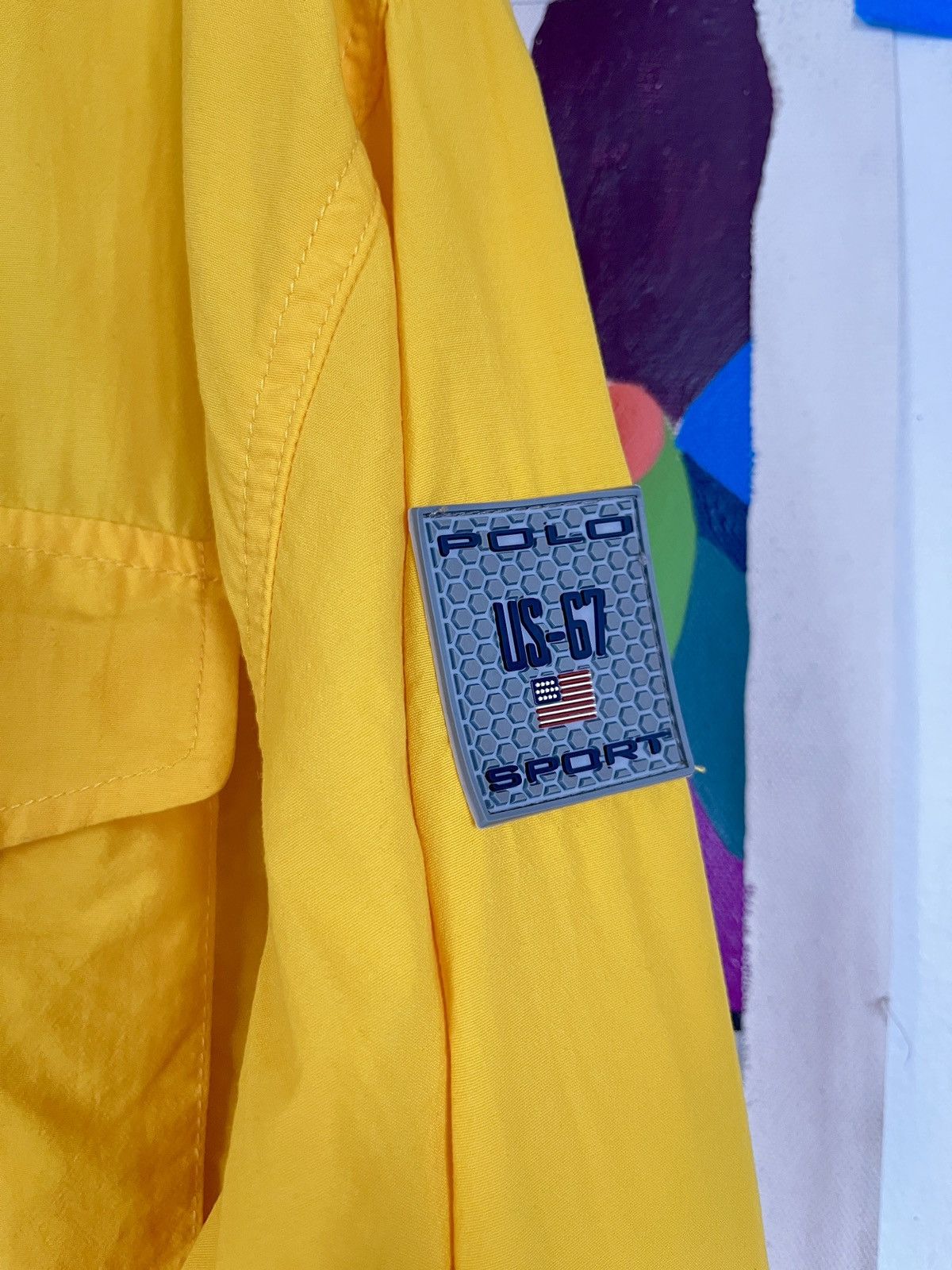 Polo Ralph Lauren Polo sport Ralph Lauren us-67 yellow vintage jacket Size US M / EU 48-50 / 2 - 3 Thumbnail