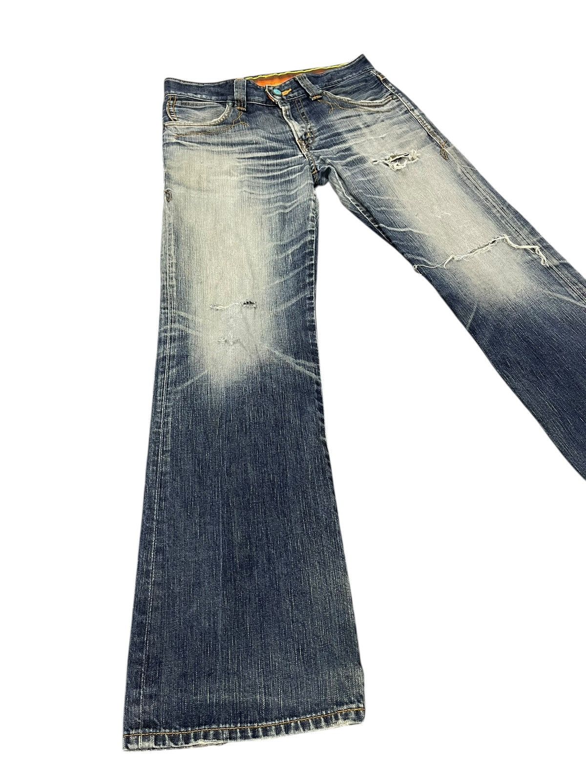 Hysteric Glamour Flare Jeans Edwin Distress amiri margiela goa cdg dior 4🟦1 Size US 33 - 12 Thumbnail