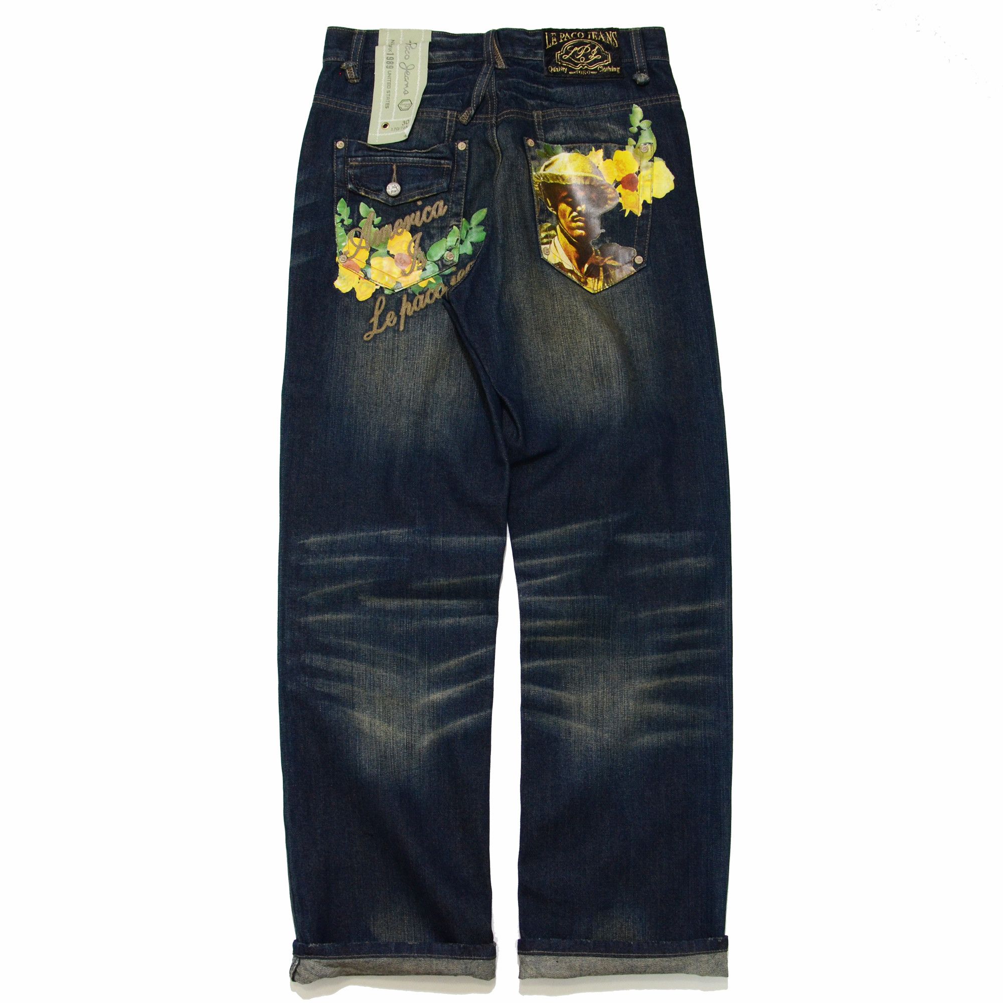 Other Le Paco Jeans Youth Fit Straight Leg Y2K New York Streetwear Size US 28 / EU 44 - 2 Thumbnail