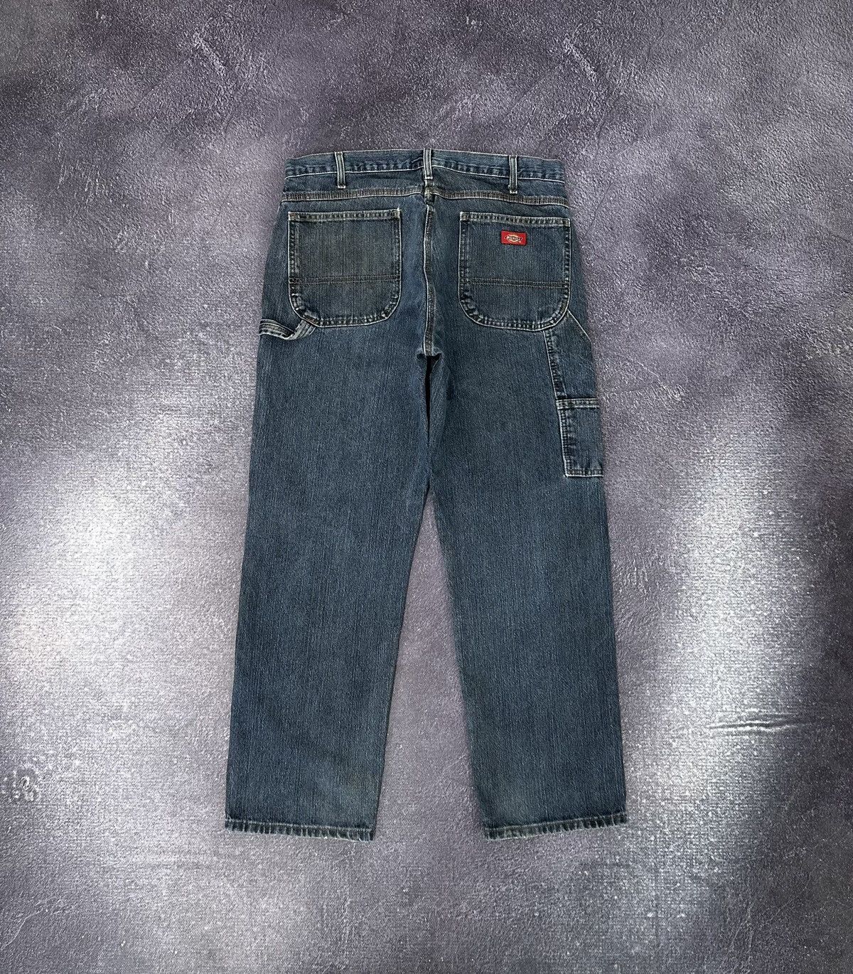 Dickies Vintage Dickies Distressed Denim USA Baggy Opium Work Pants Size US 34 / EU 50 - 1 Thumbnail