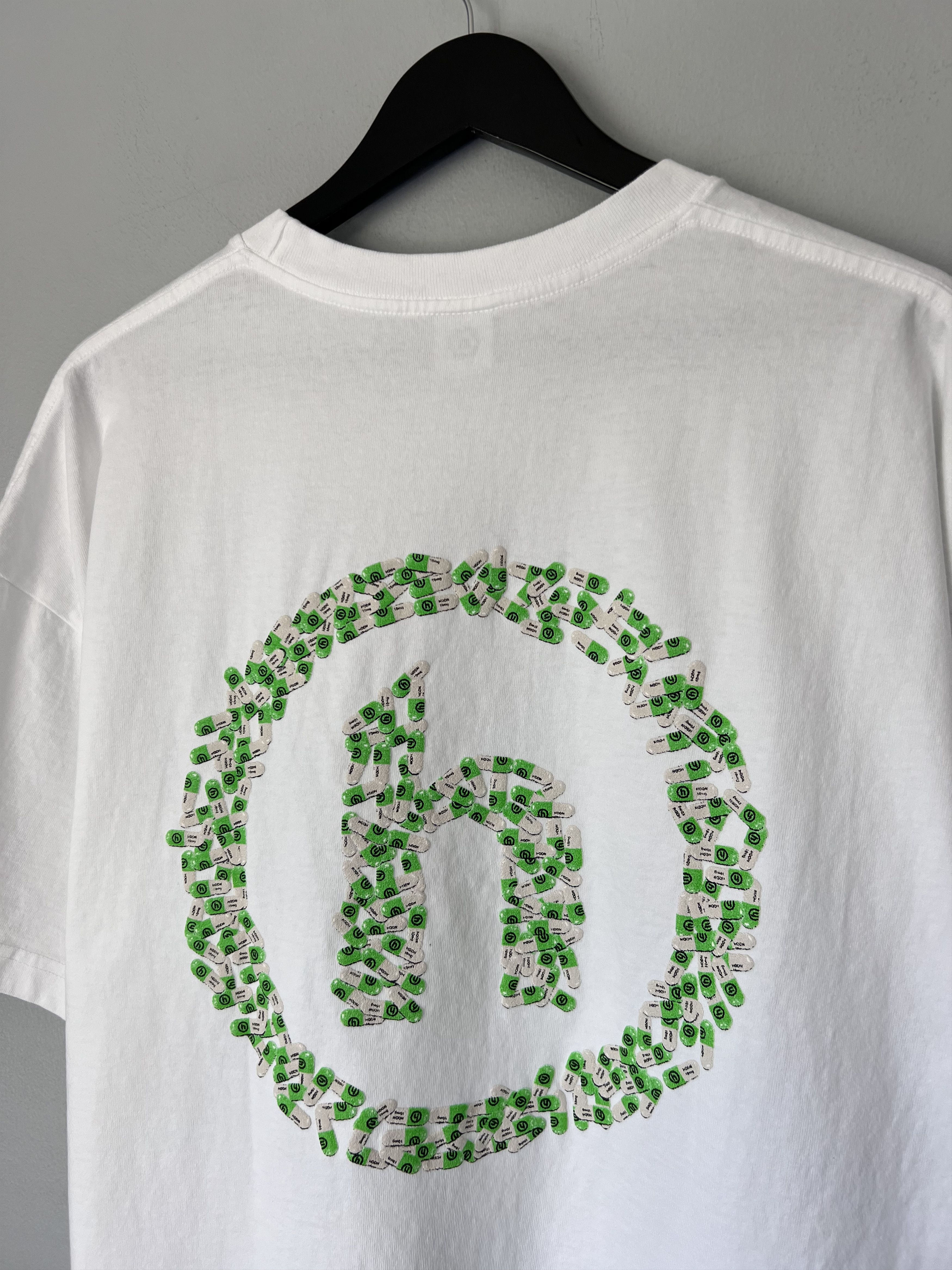 HIDDEN Hidden NY Scattered Pill H Logo Tee in White Size US XL / EU 56 / 4 - 2 Thumbnail