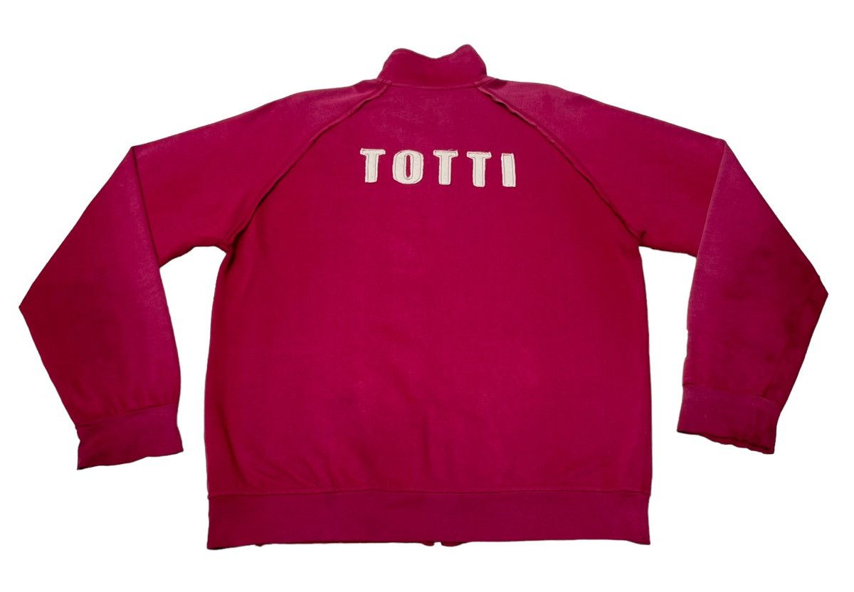 Vintage Vintage Football Team AS Roma Totti Zipper Sweater 1990s Size US M / EU 48-50 / 2 - 2 Thumbnail