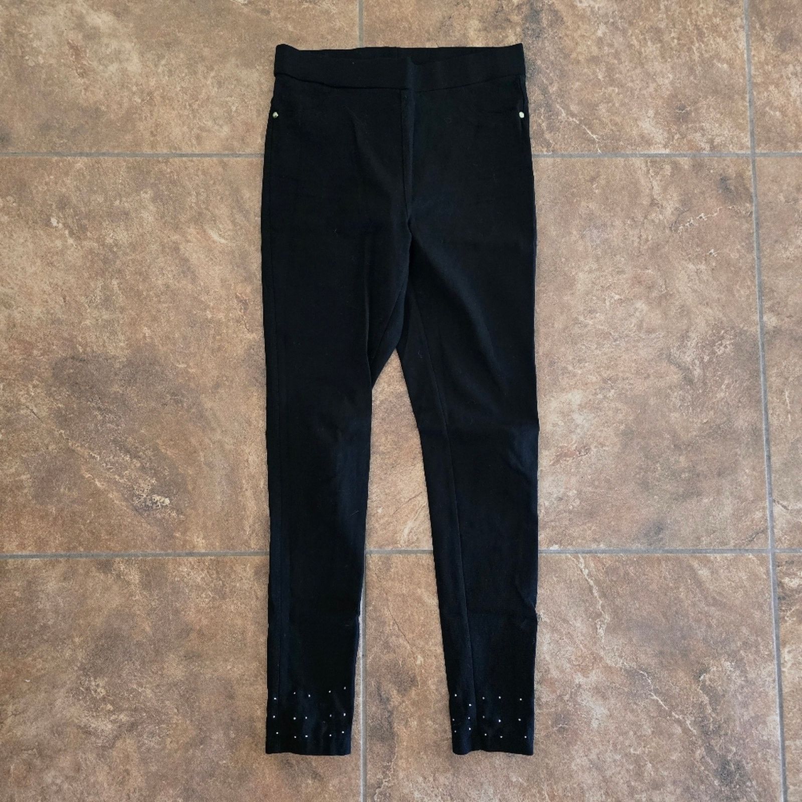 Other Black | JVINI | Diamond Detailed Skinny Pant Size 30" / US 8 / IT 44 - 1 Thumbnail