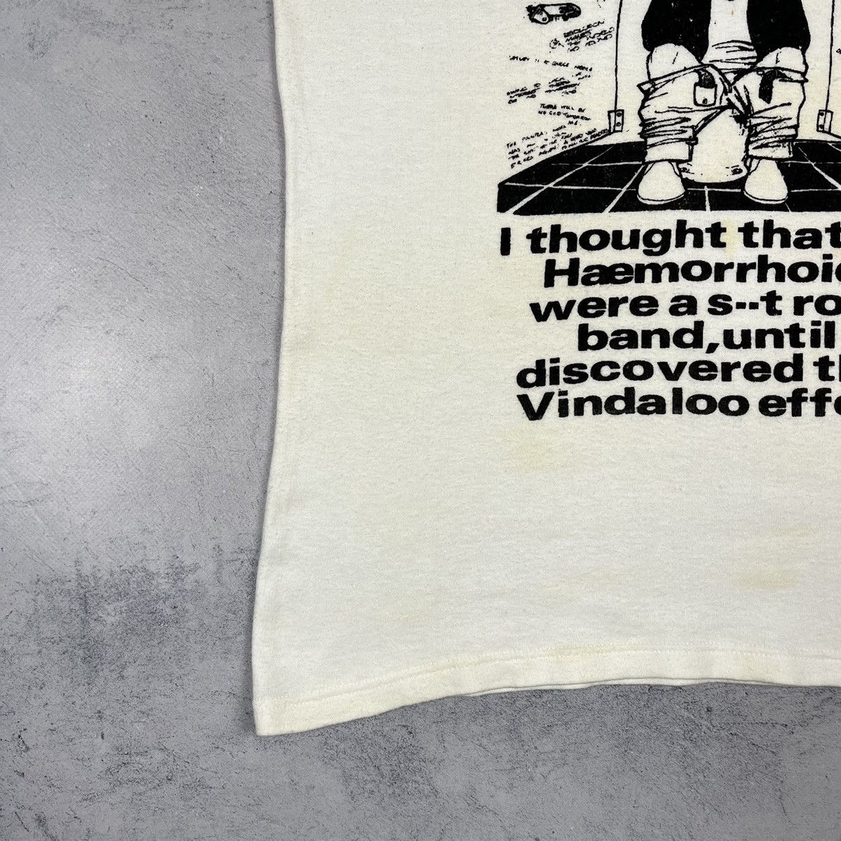 Vintage Vintage “Haemorrhoids Is A Rock Band” Humor T Shirt 1980’s Size US M / EU 48-50 / 2 - 11 Thumbnail