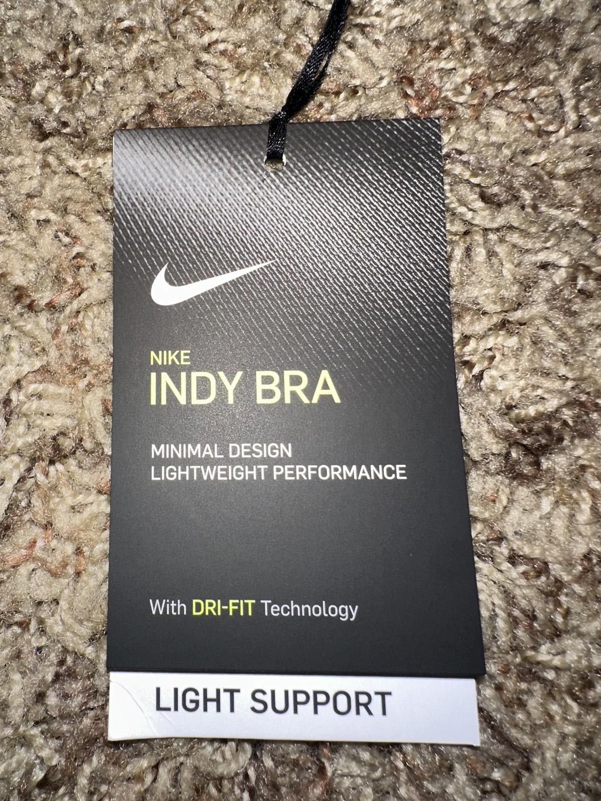 Nike Nike Indy Women's Light-Support Padded V-Neck Sports Bra Size ONE SIZE - 8 Thumbnail