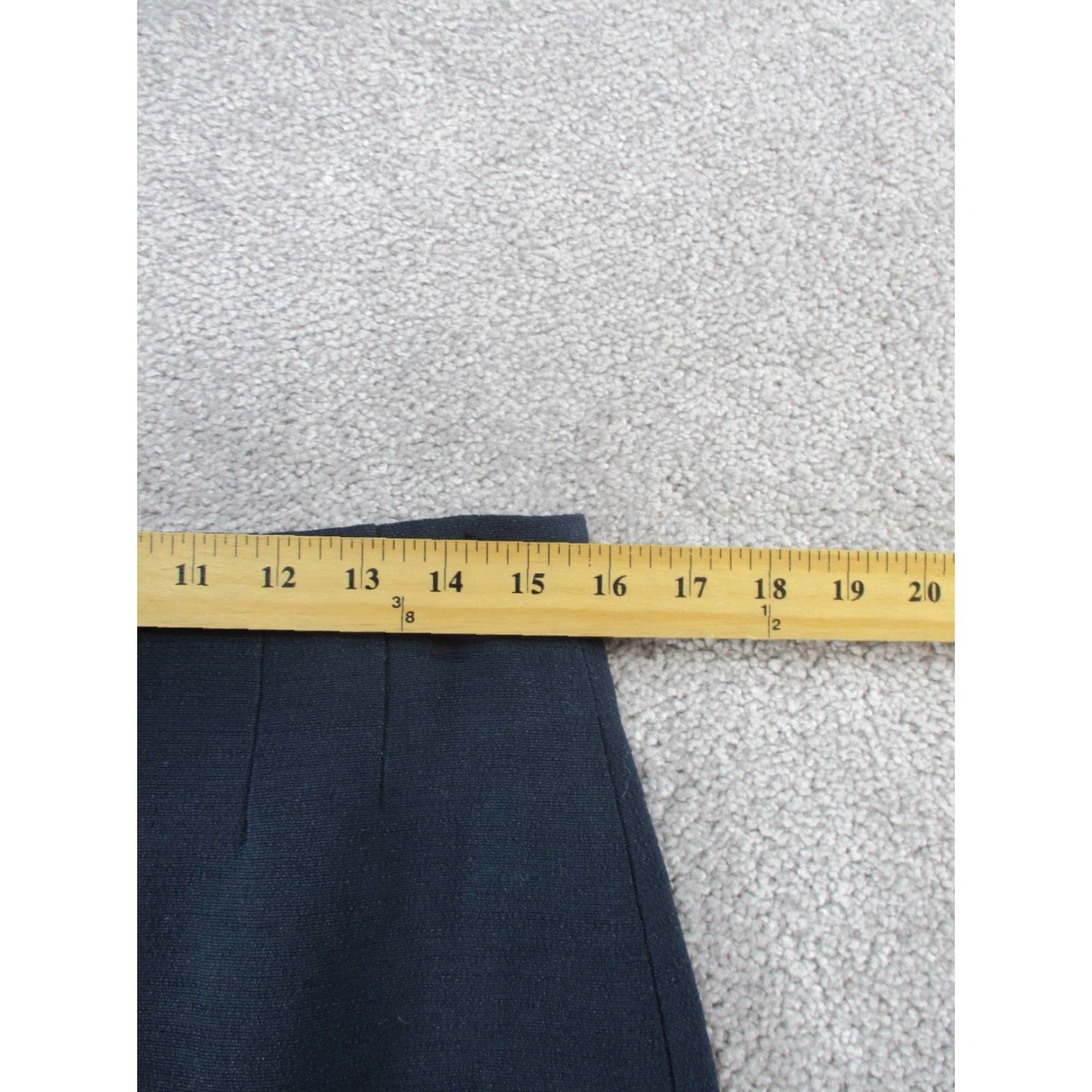 M.M.LaFleur MM.LaFleur Skirt Womens 10 Navy Blue Textured Pencil Midi Size 32" / US 10 / IT 46 - 6 Thumbnail