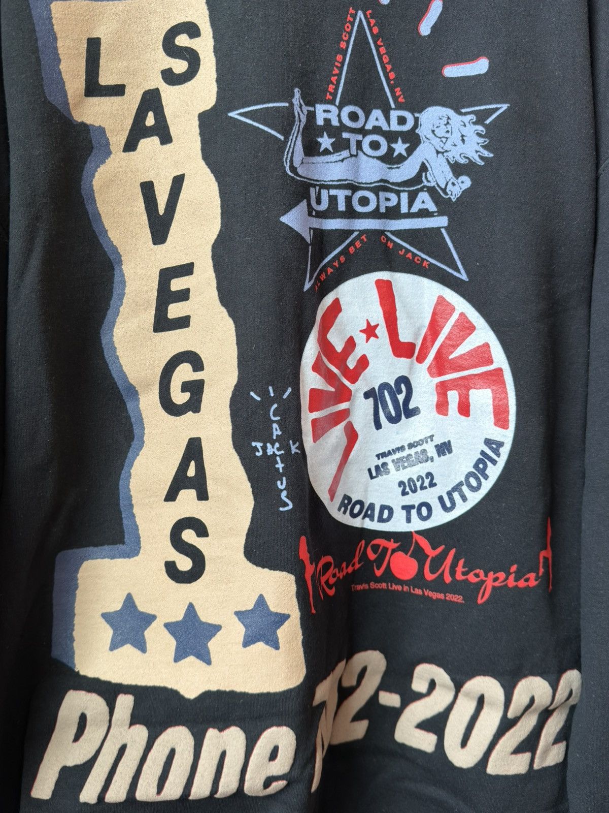 Travis Scott Travis Scott Road to UTOPIA Las Vegas Crewneck XXL Size US XXL / EU 58 / 5 - 3 Thumbnail
